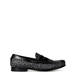 Dolce and Gabbana Coated Jacquard Loafers