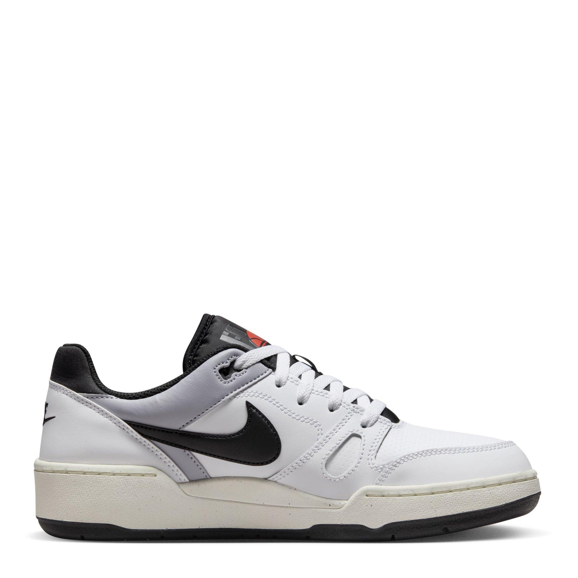 White/Black - Nike - Full Force Low Mens Shoes - 1