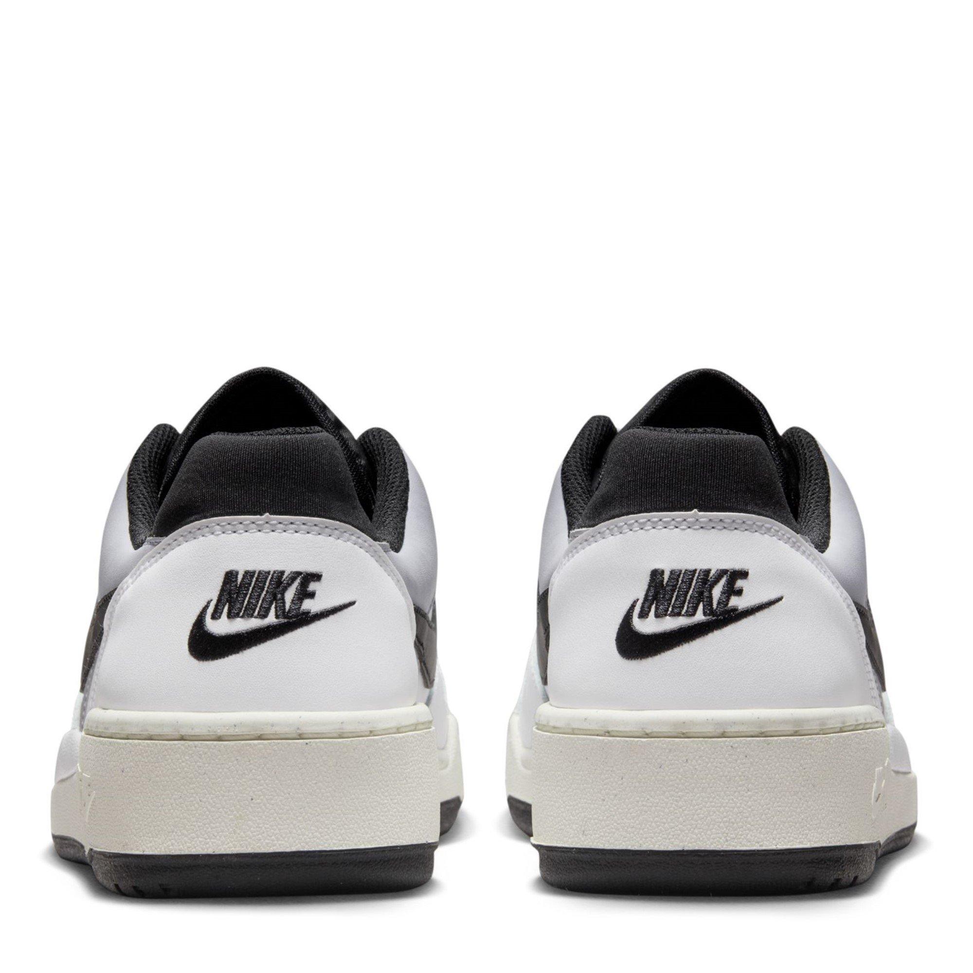White/Black - Nike - Full Force Low Mens Shoes - 6