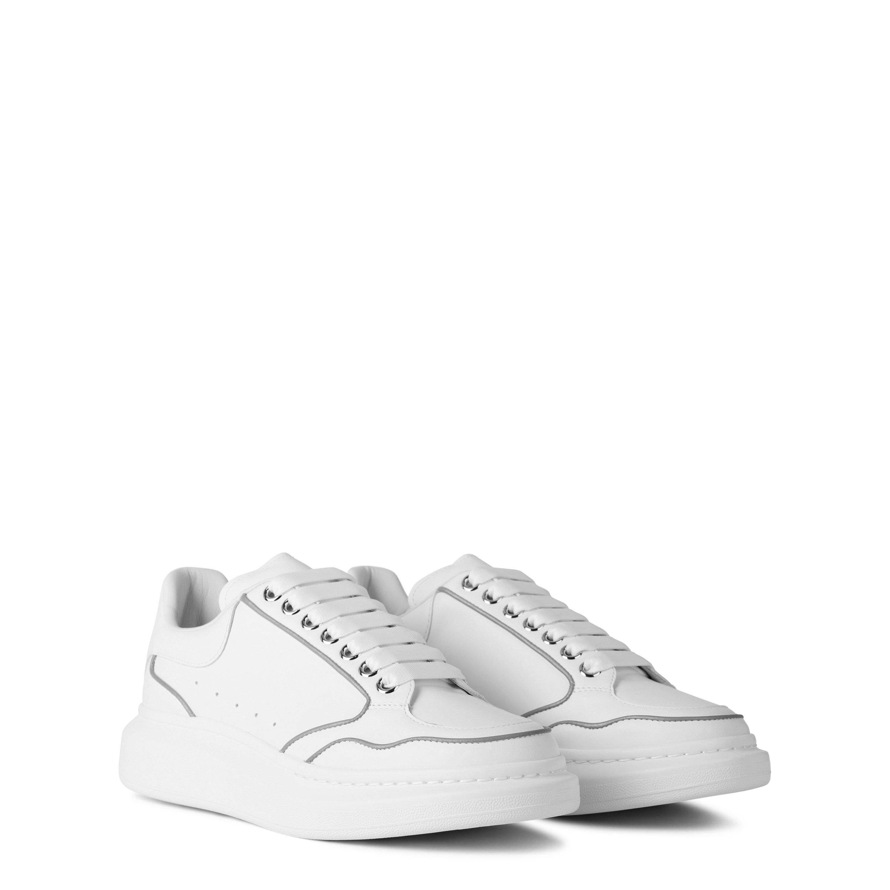 White/Silver - Alexander McQueen - Oversized Sneakers - 4