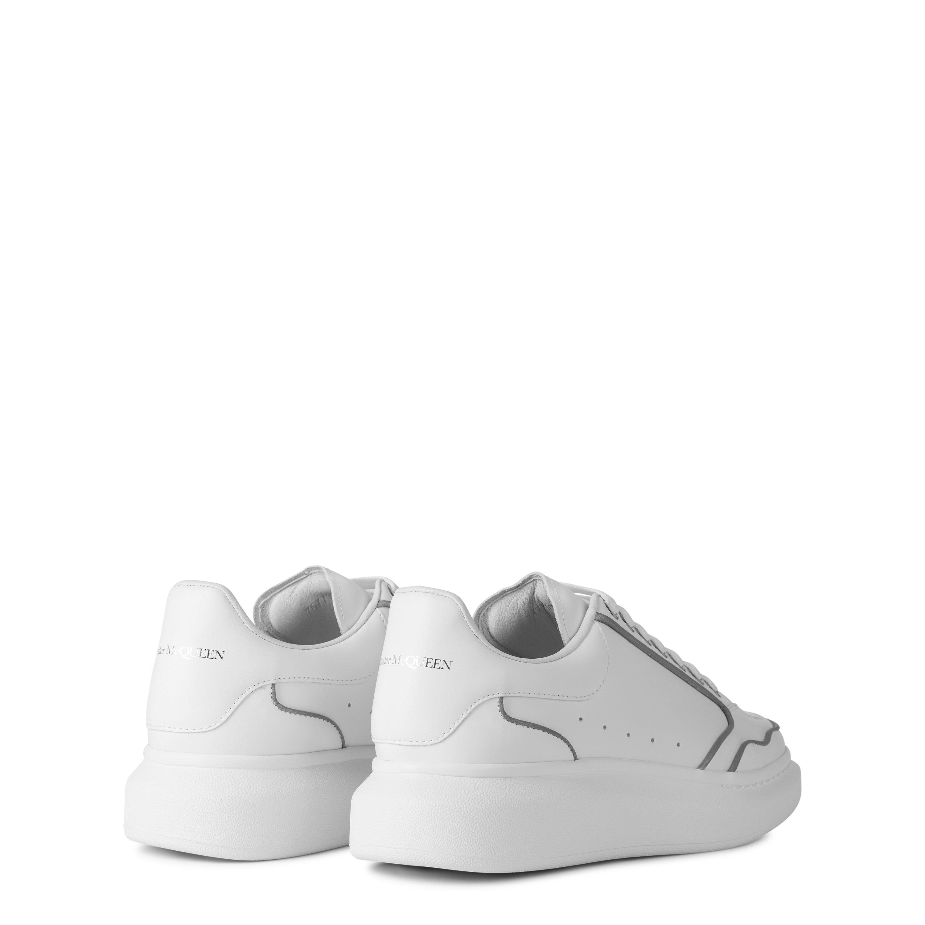White/Silver - Alexander McQueen - Oversized Sneakers - 5