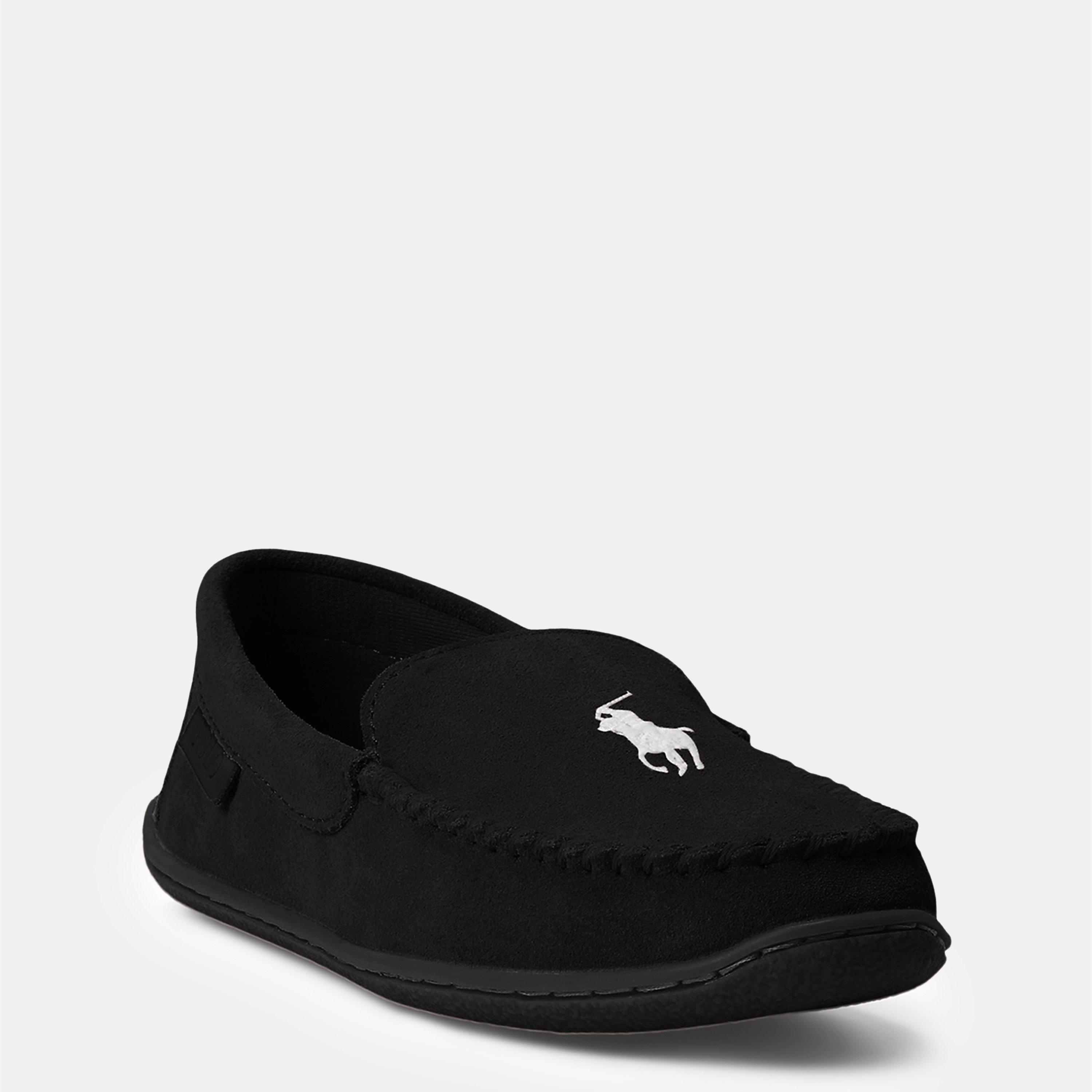 BlkSuede/Wht PP - Polo Ralph Lauren - Brenan Suede Slippers - 3