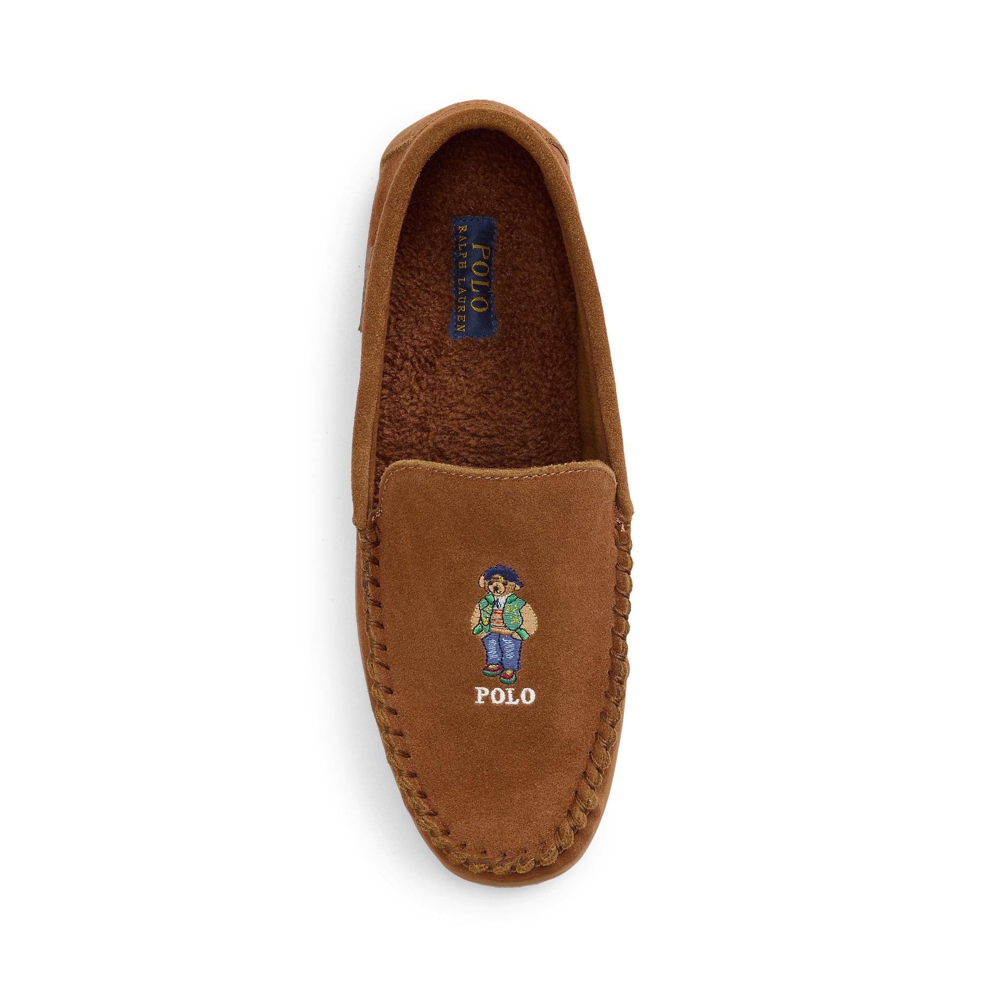 Polo Ralph Lauren Brenan Bear Sn44 Moccasin Slippers USC