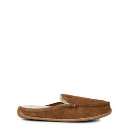 Polo Ralph Lauren Suede Brenan Bear Logo Slippers