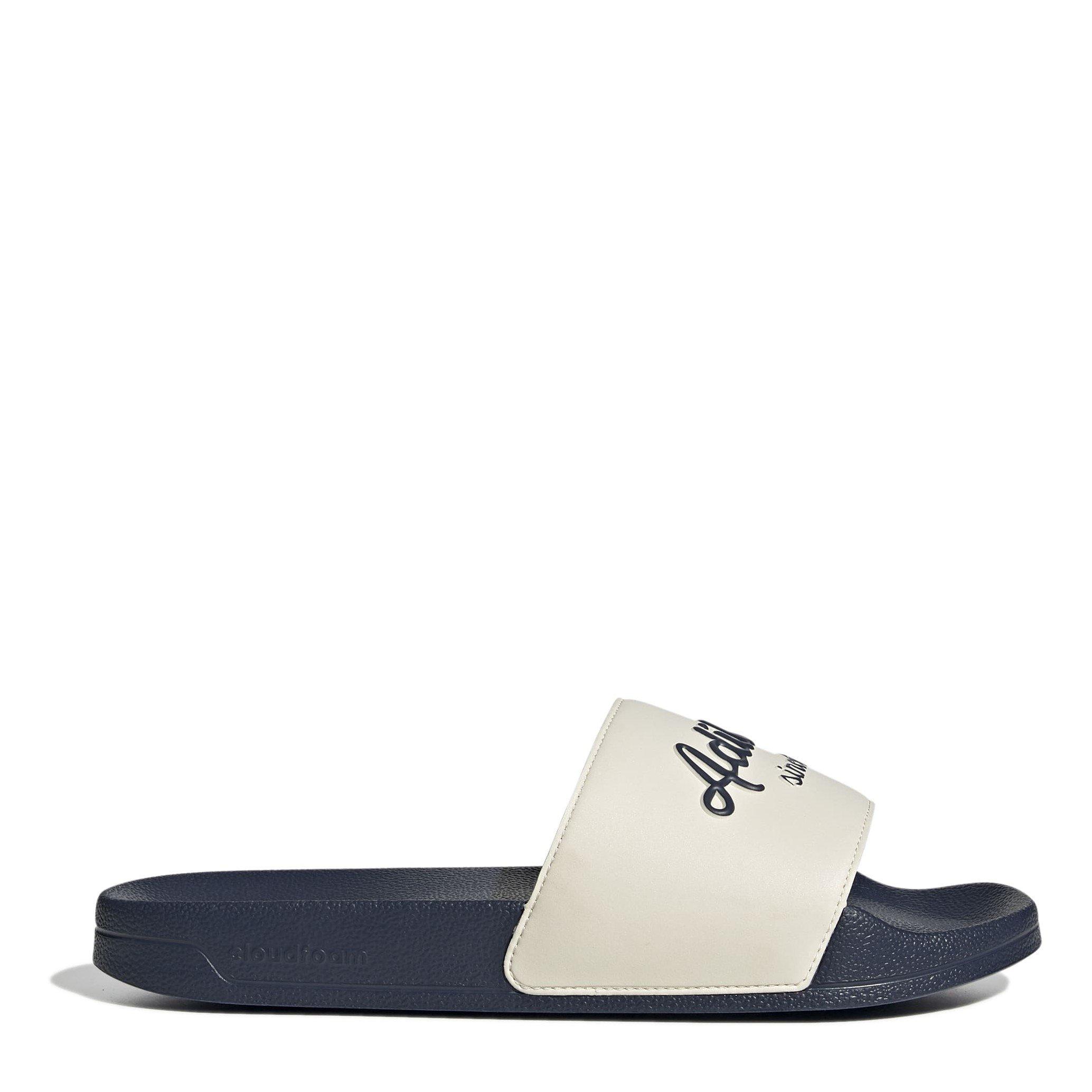 Navy/Beige - adidas - Adilette Shower sliders - 1