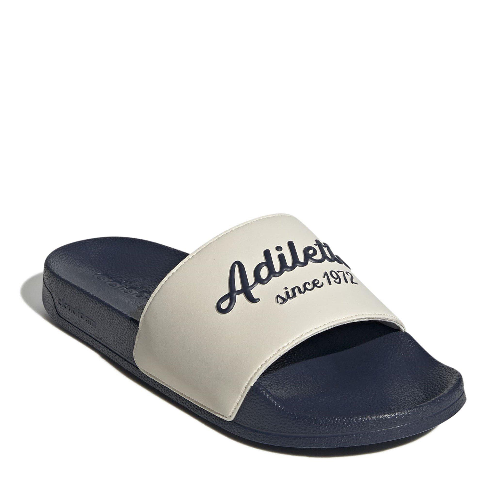 Navy/Beige - adidas - Adilette Shower sliders - 3