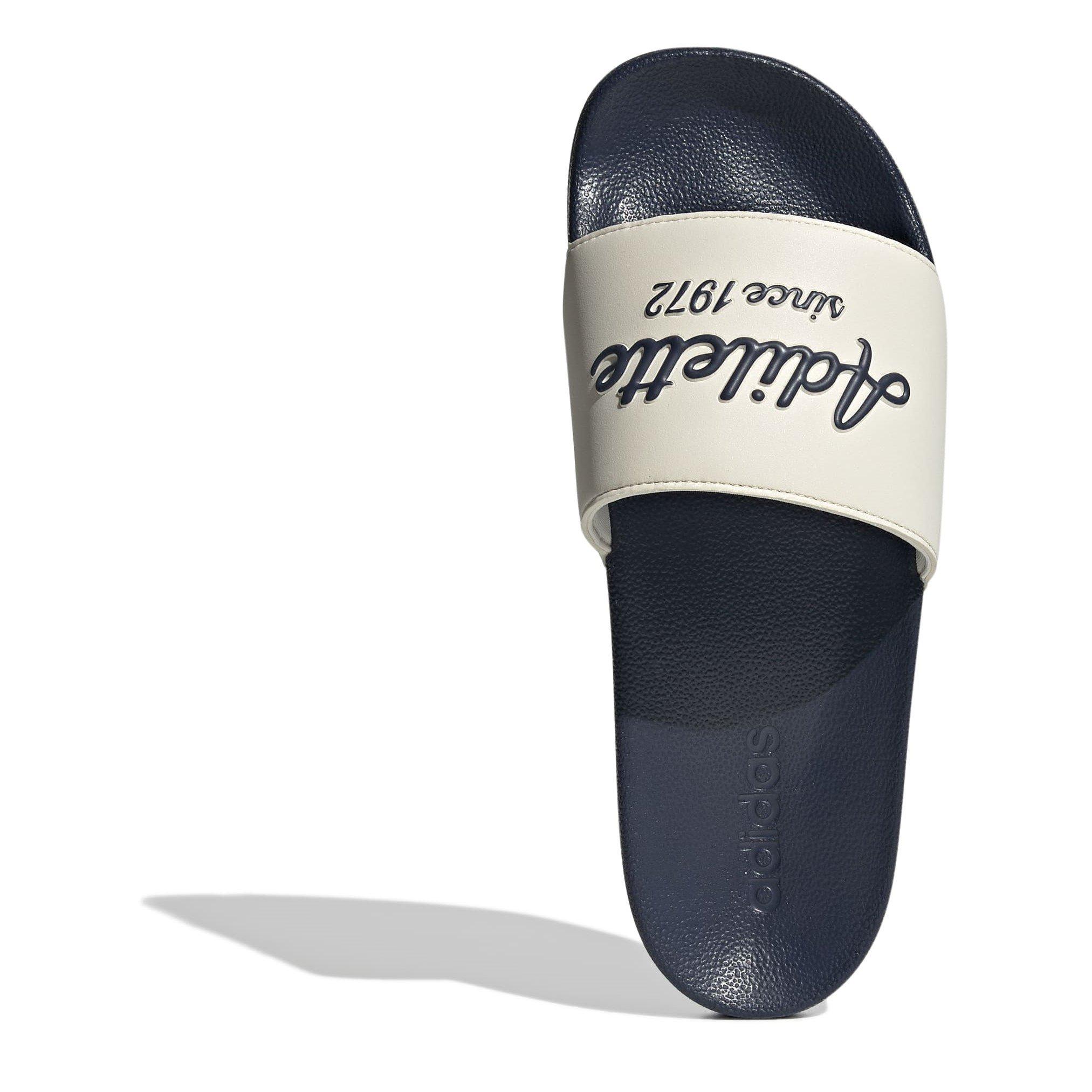 Navy/Beige - adidas - Adilette Shower sliders - 5