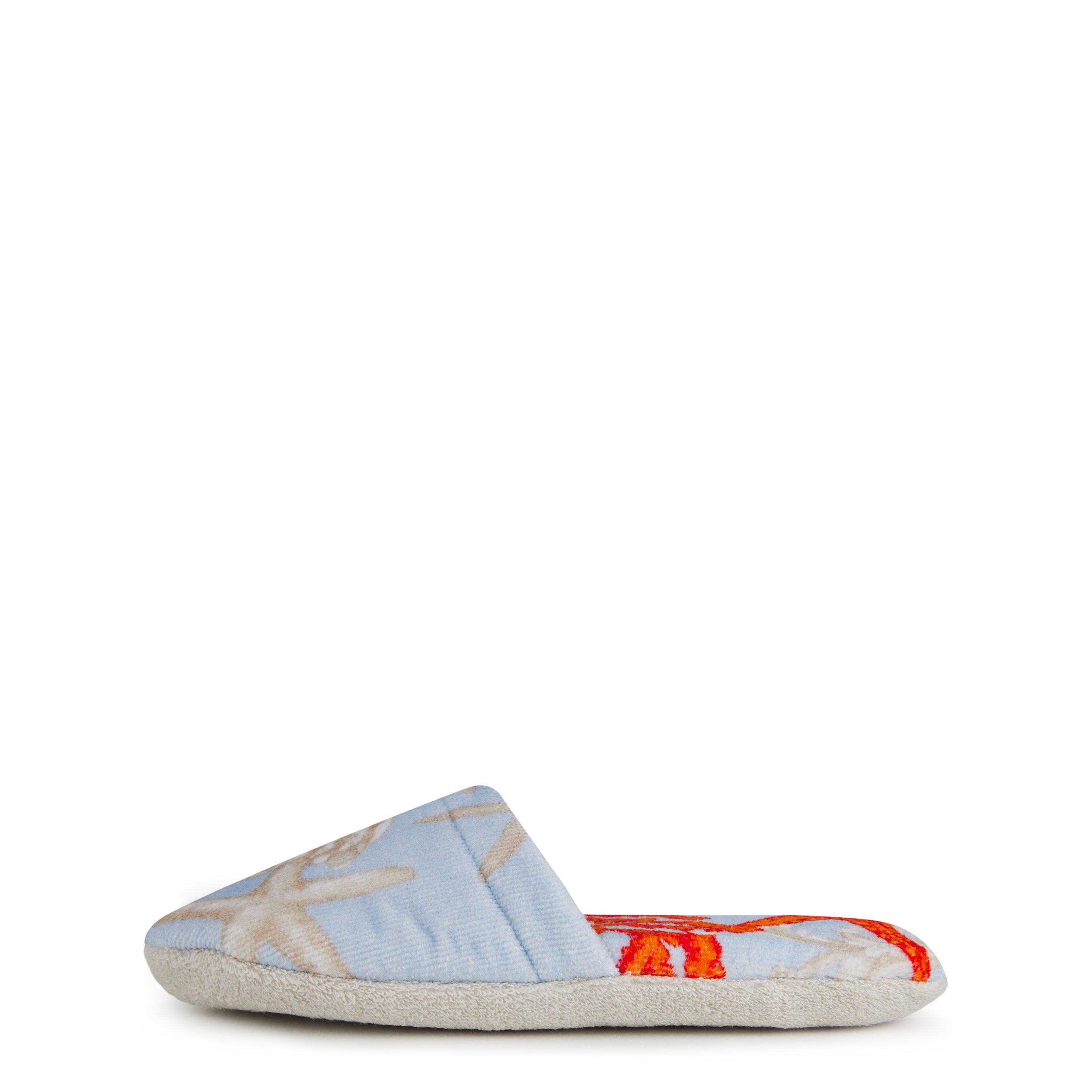 Blue and Coral - Versace Home - Versace Borocco Sea Slippers - 4