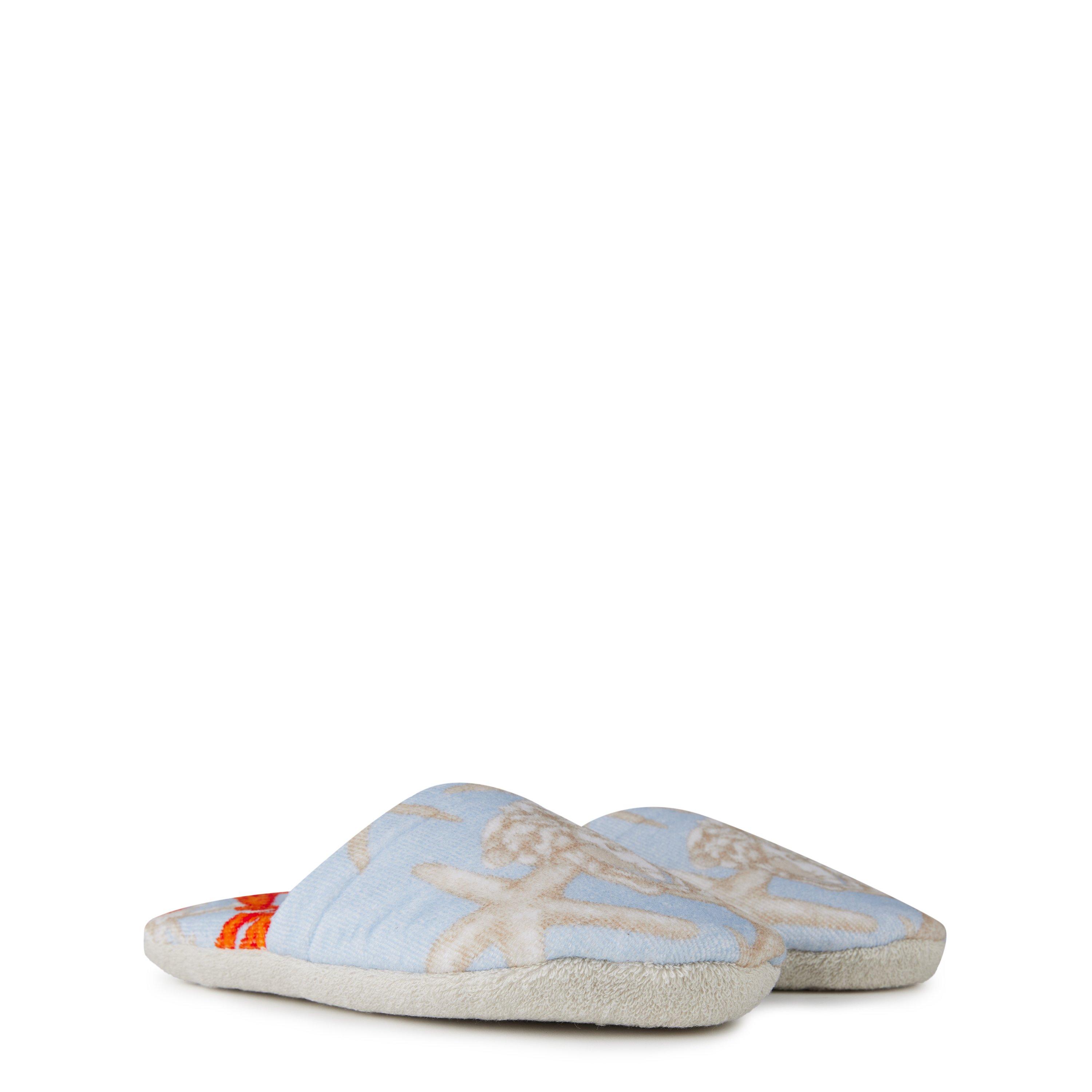 Blue and Coral - Versace Home - Versace Borocco Sea Slippers - 5