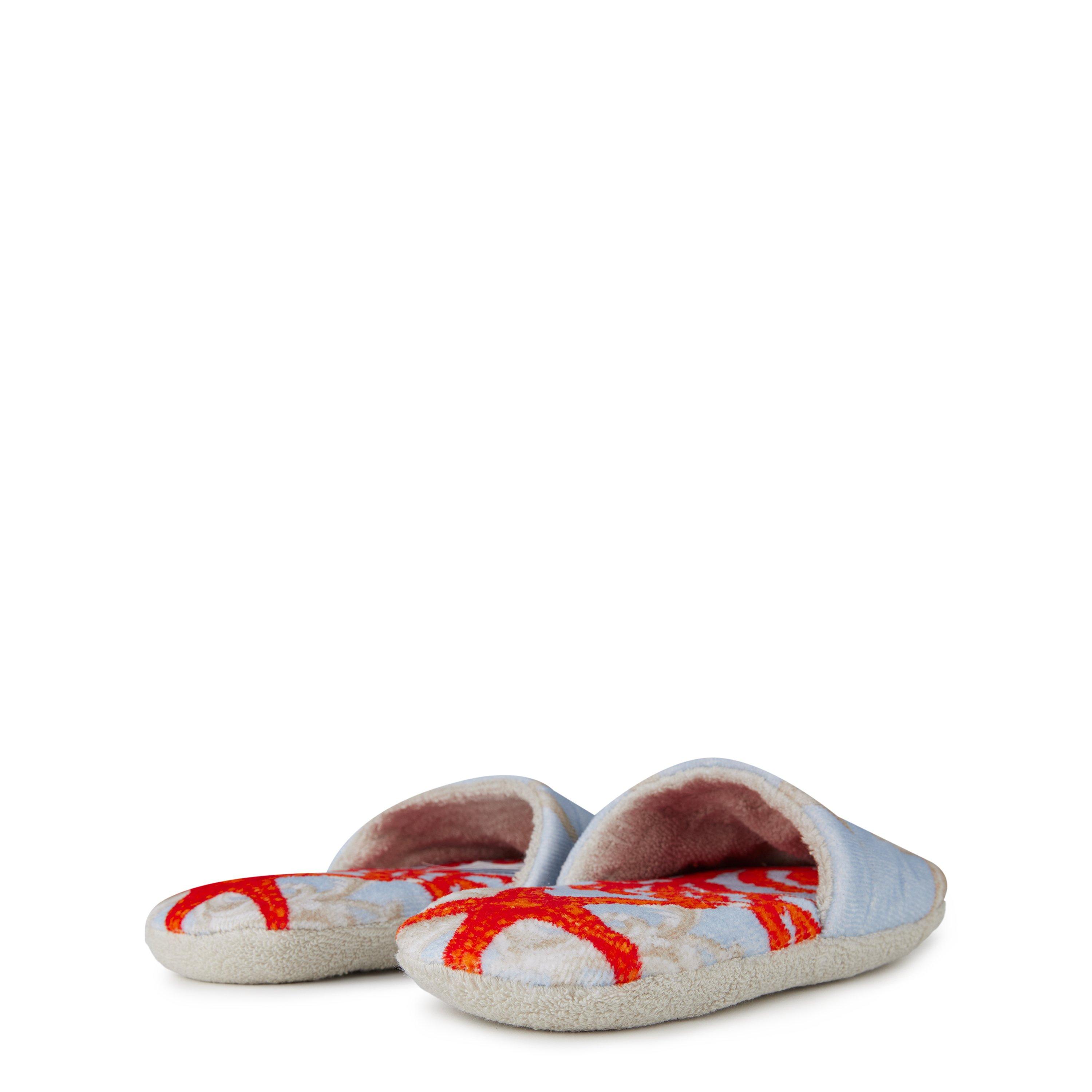 Blue and Coral - Versace Home - Versace Borocco Sea Slippers - 6
