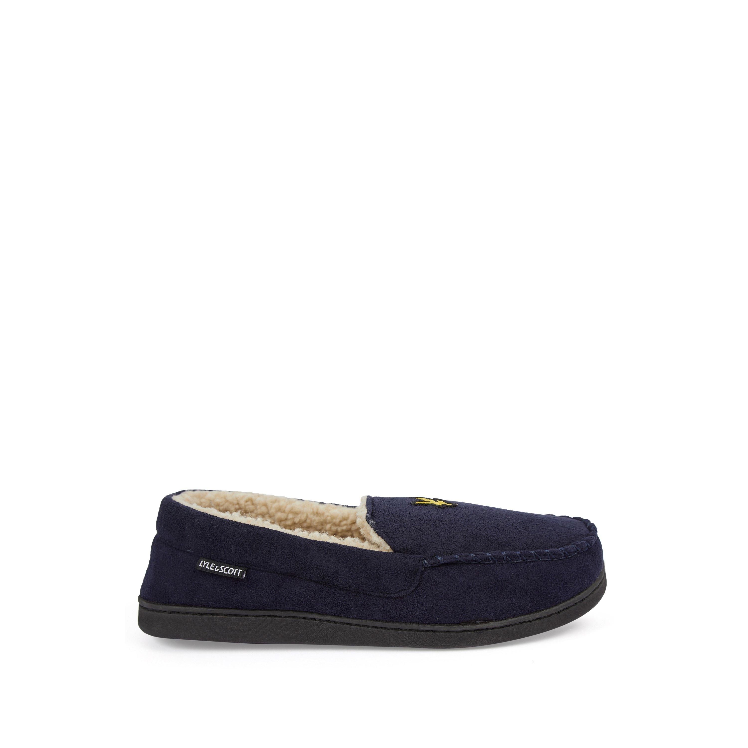 Navy - Lyle and Scott - Lyle Aspen  Moccasin Slipper - 2