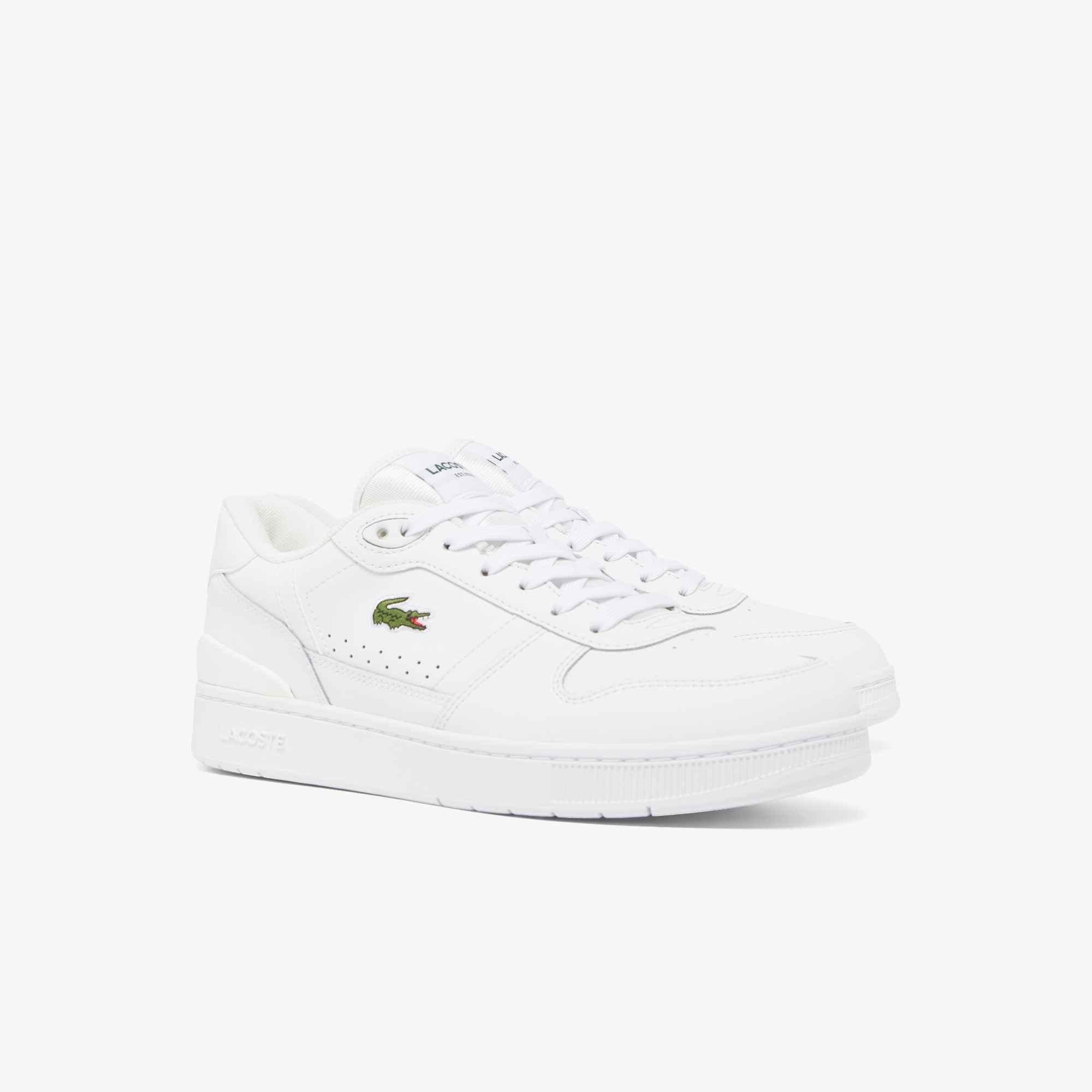 White/White 21G - Lacoste - Men's T-Clip Low-Top Trainers - 4