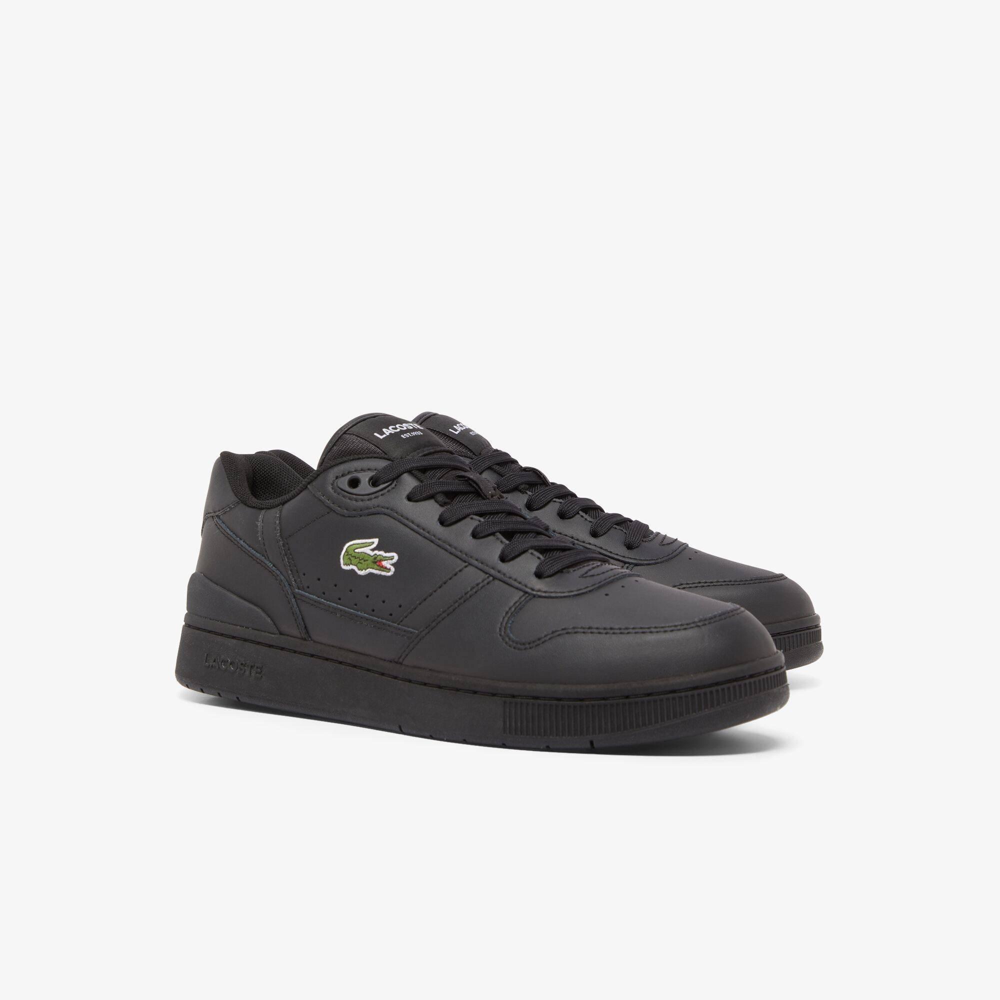Lacoste Men's T-Clip Low-Top Trainers - Black/Black 02H - Size 6 (39.5)