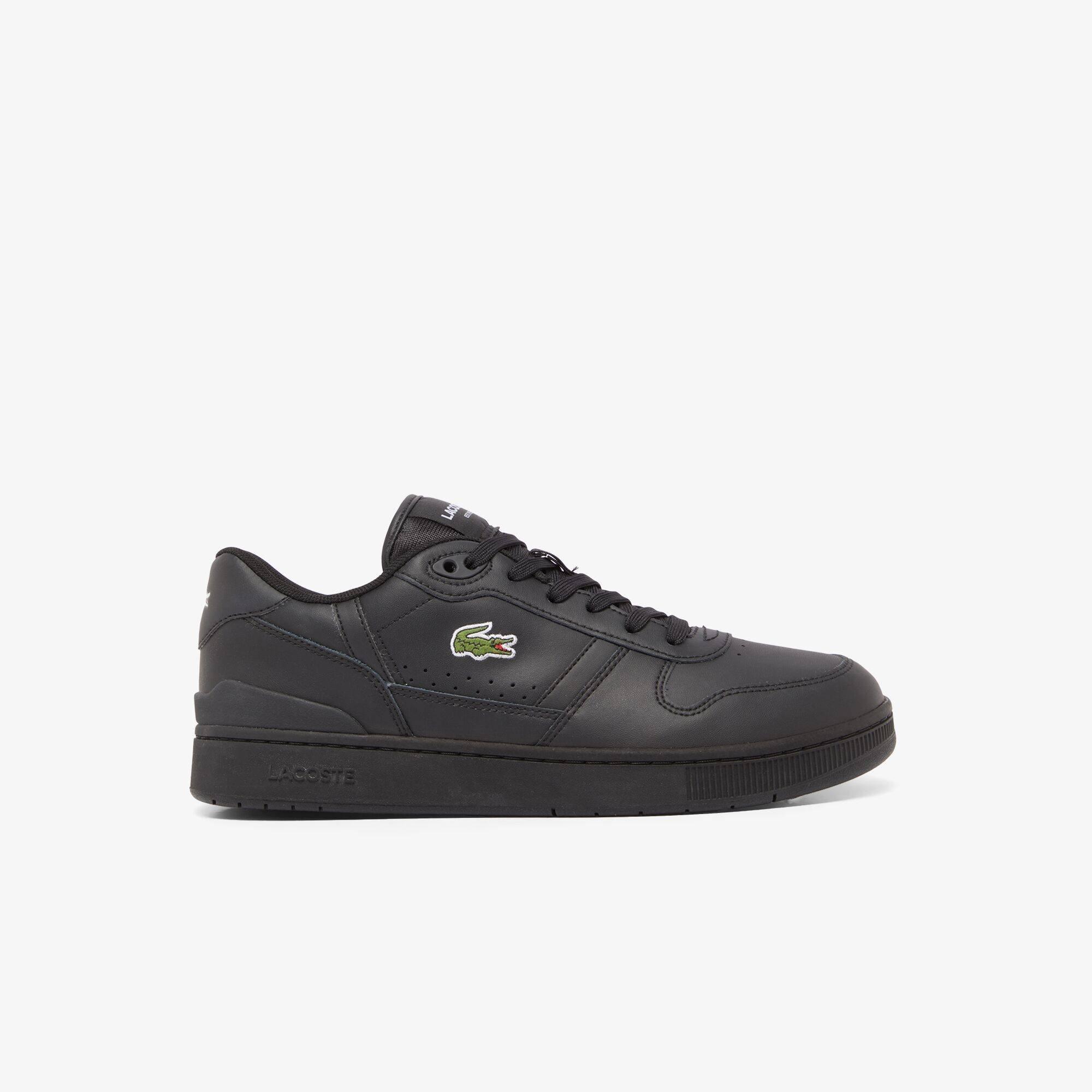 Black/Black 02H - Lacoste - Men's T-Clip Low-Top Trainers - 3