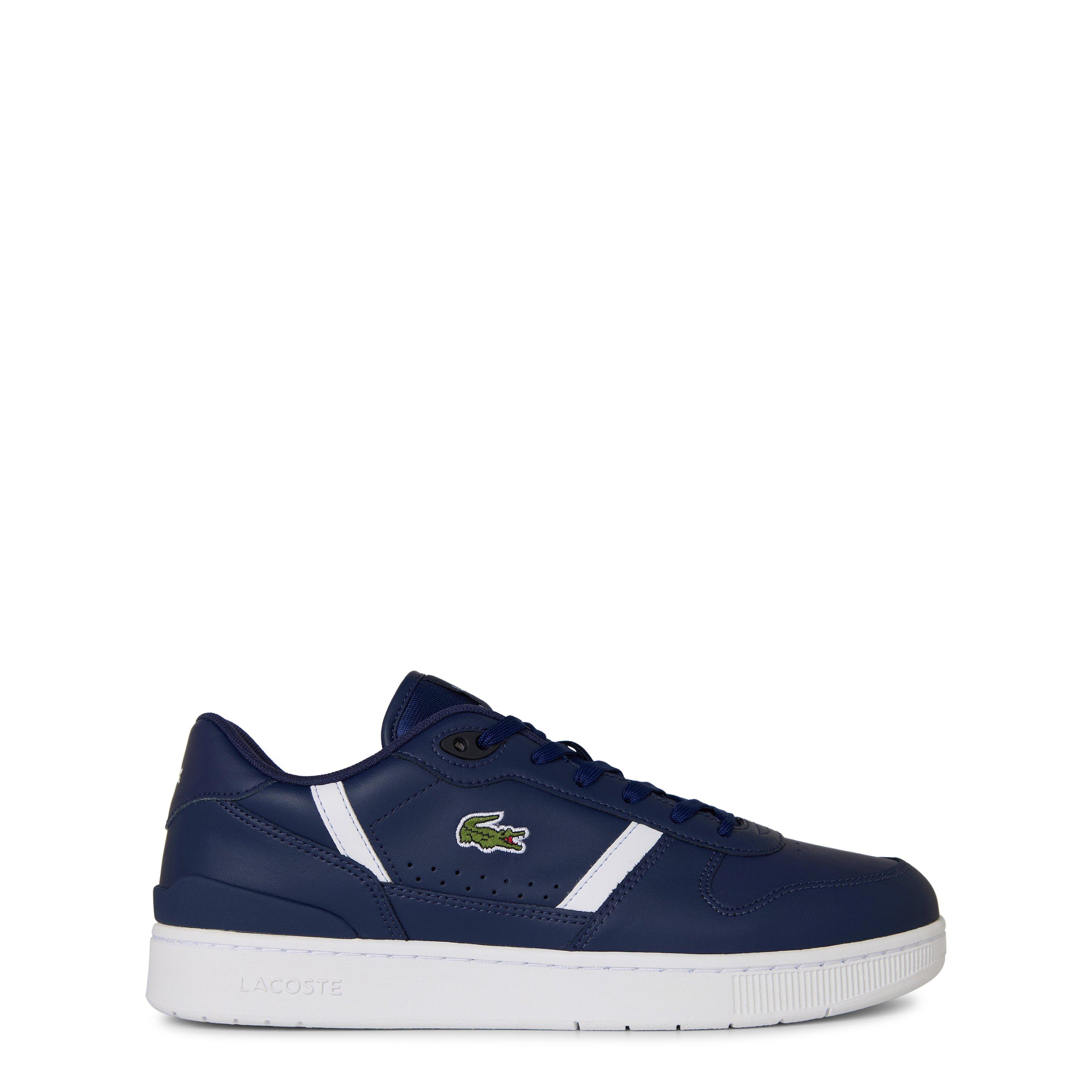 Navy/White - Lacoste - Men's T-Clip Low-Top Trainers - 1