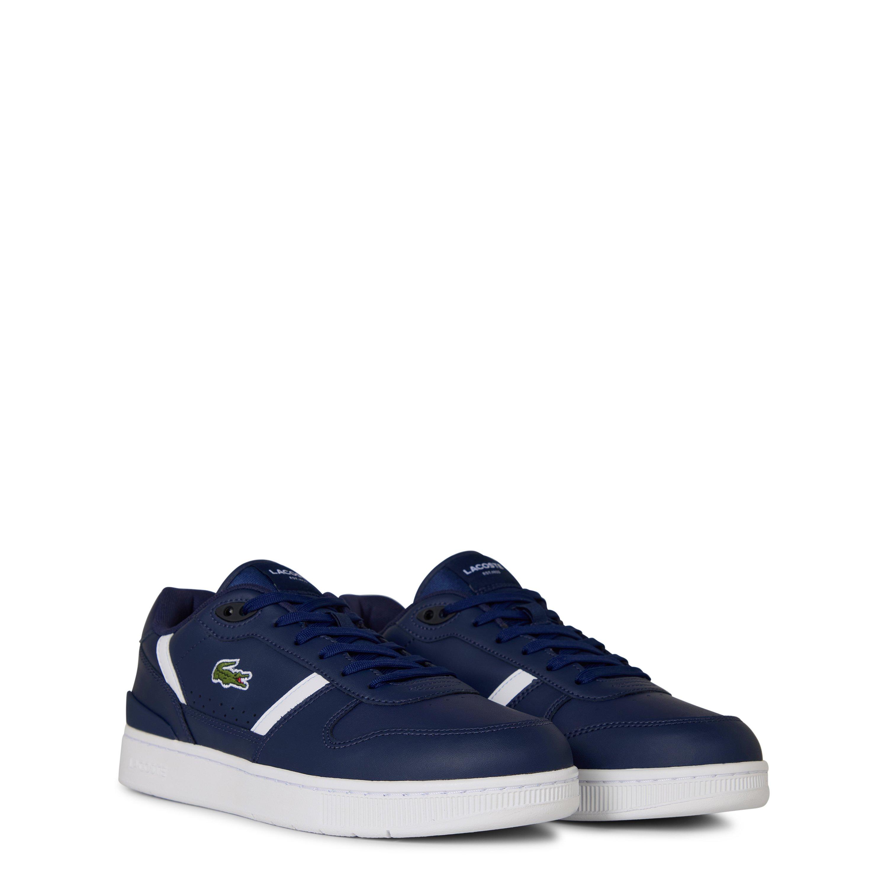 Navy/White - Lacoste - Men's T-Clip Low-Top Trainers - 4