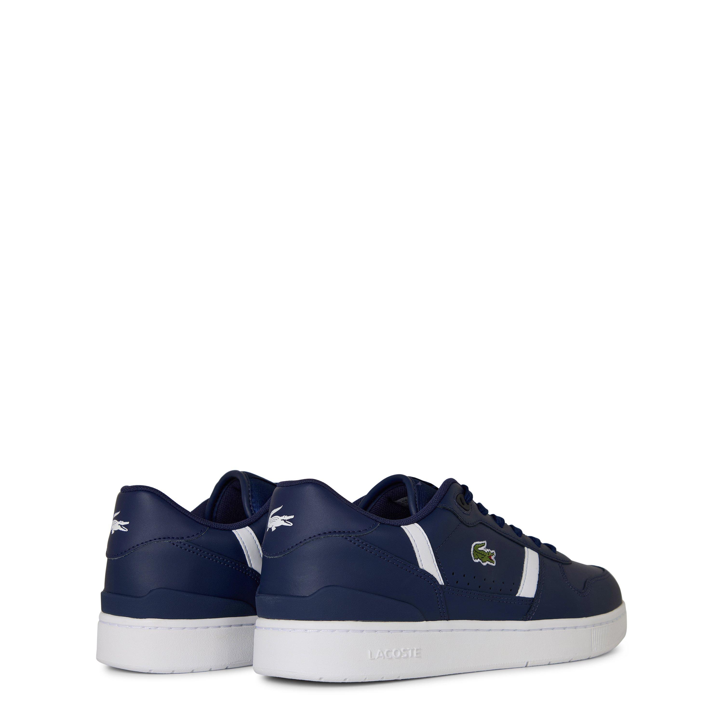 Navy/White - Lacoste - Men's T-Clip Low-Top Trainers - 5