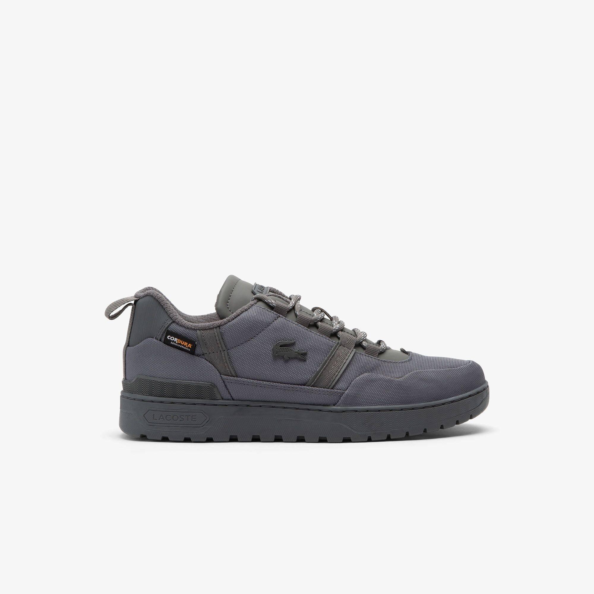 Lacoste Men's T-Clip Low-Top Trainers - Gry/Gry 17C - 9 (43)