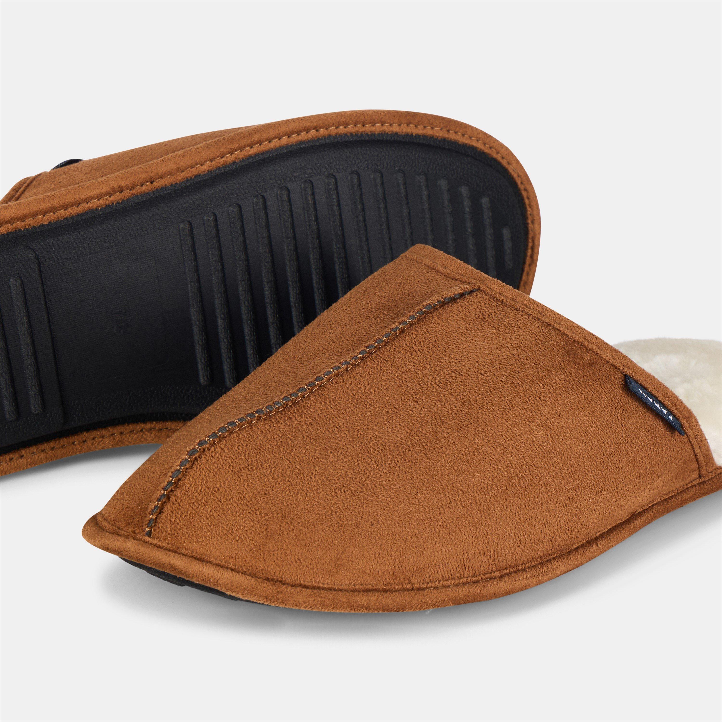 Farah Men's Ahlers Slipper Tan - 11-12