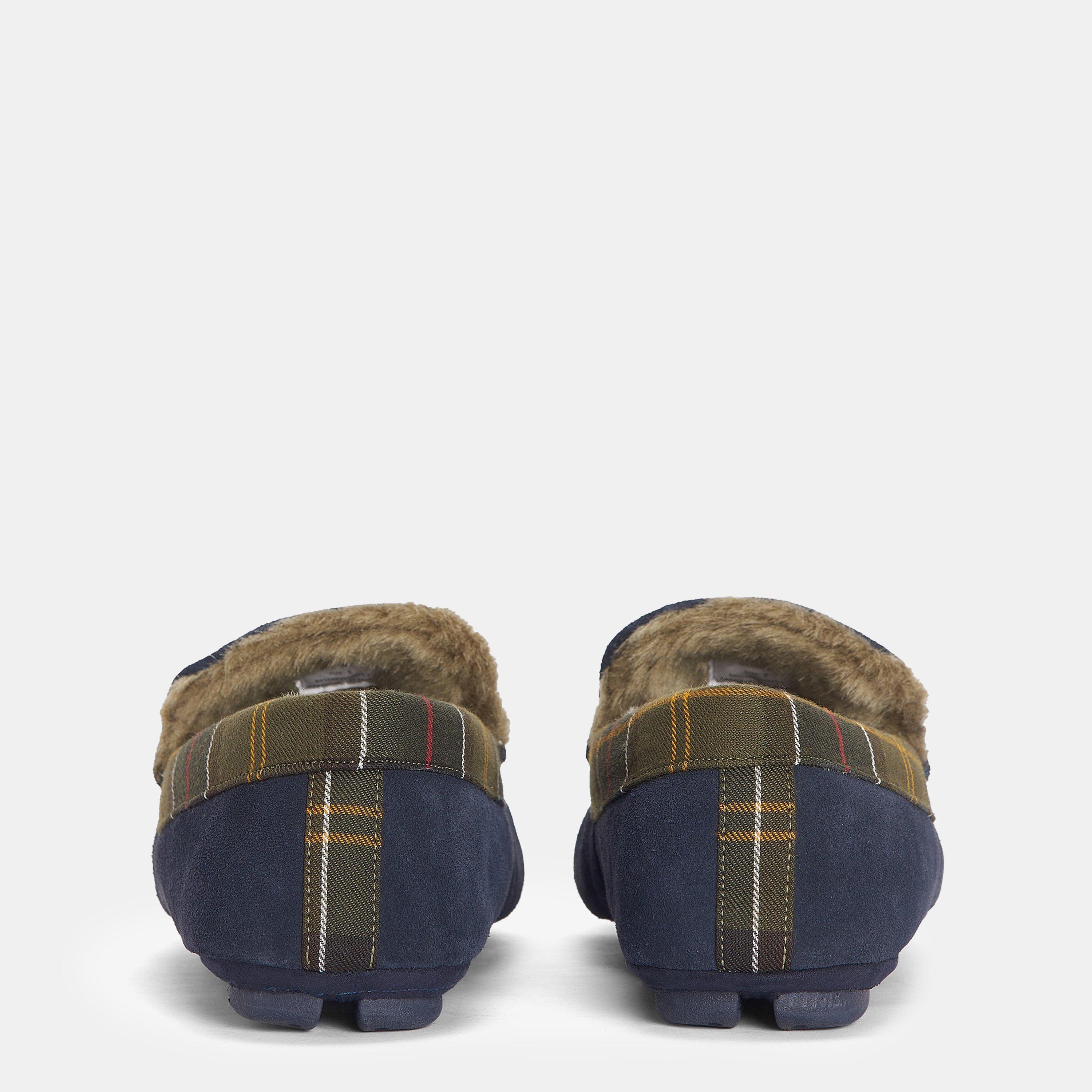 Navy NY52 - Barbour - Men's Monty Moccasin Slippers - 4