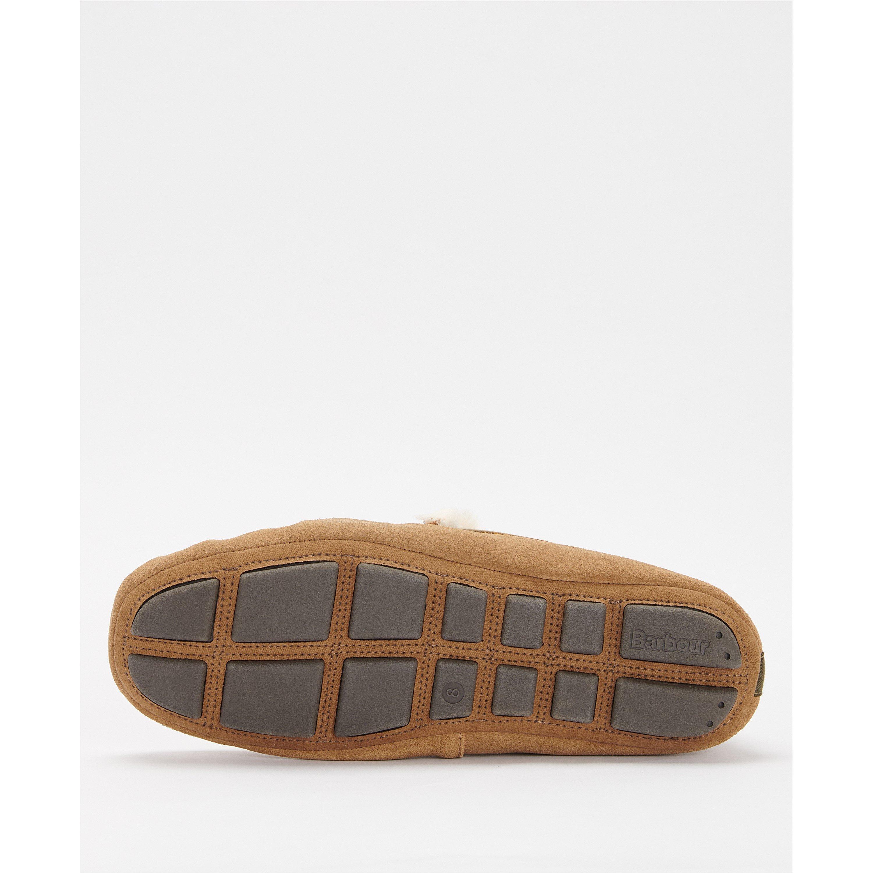 Camel BE51 - Barbour - Men's Monty Moccasin Slippers - 5