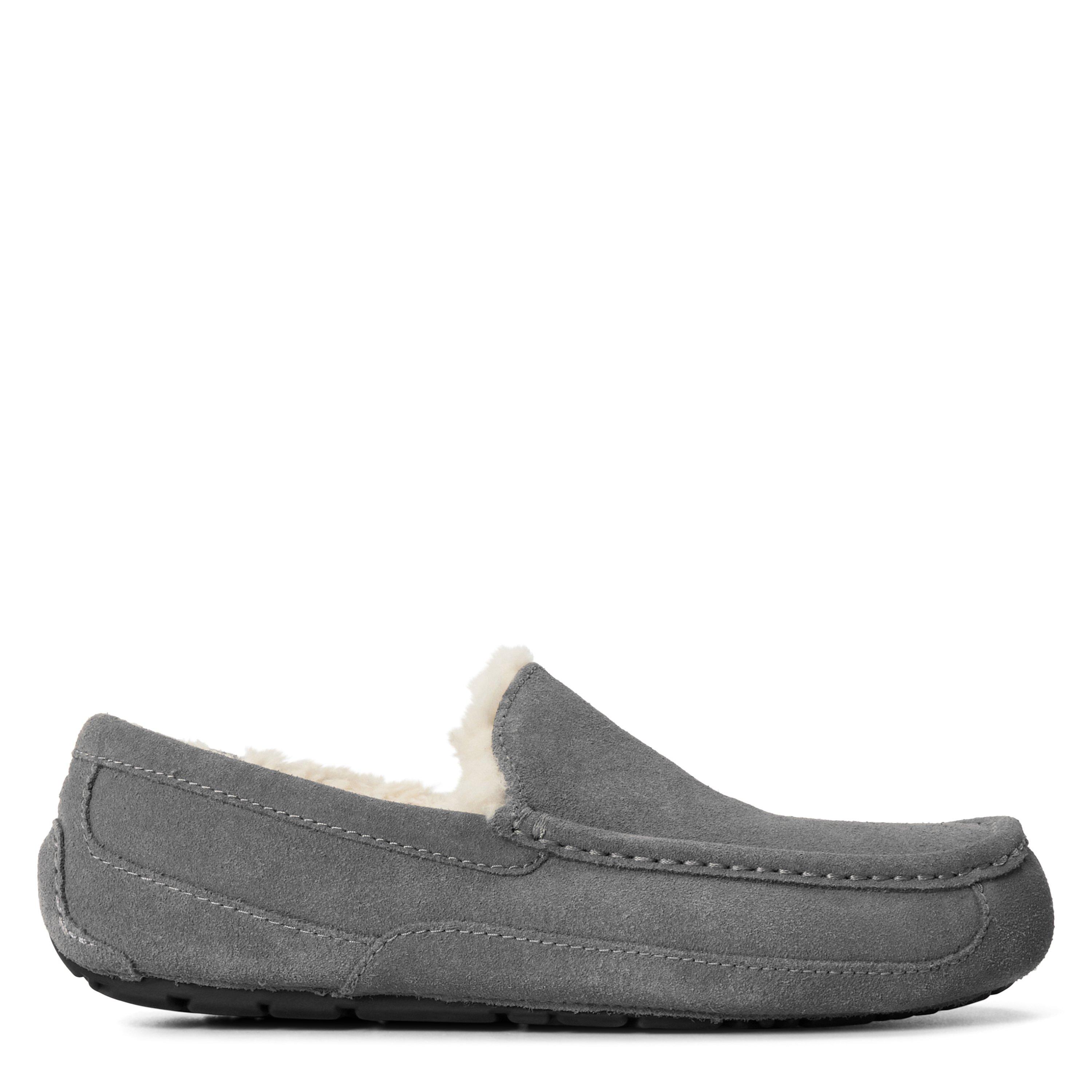 Ugg Men's Gray Ascot Slipper Grey Sneakers 1101110-Grey Cm - Image 2