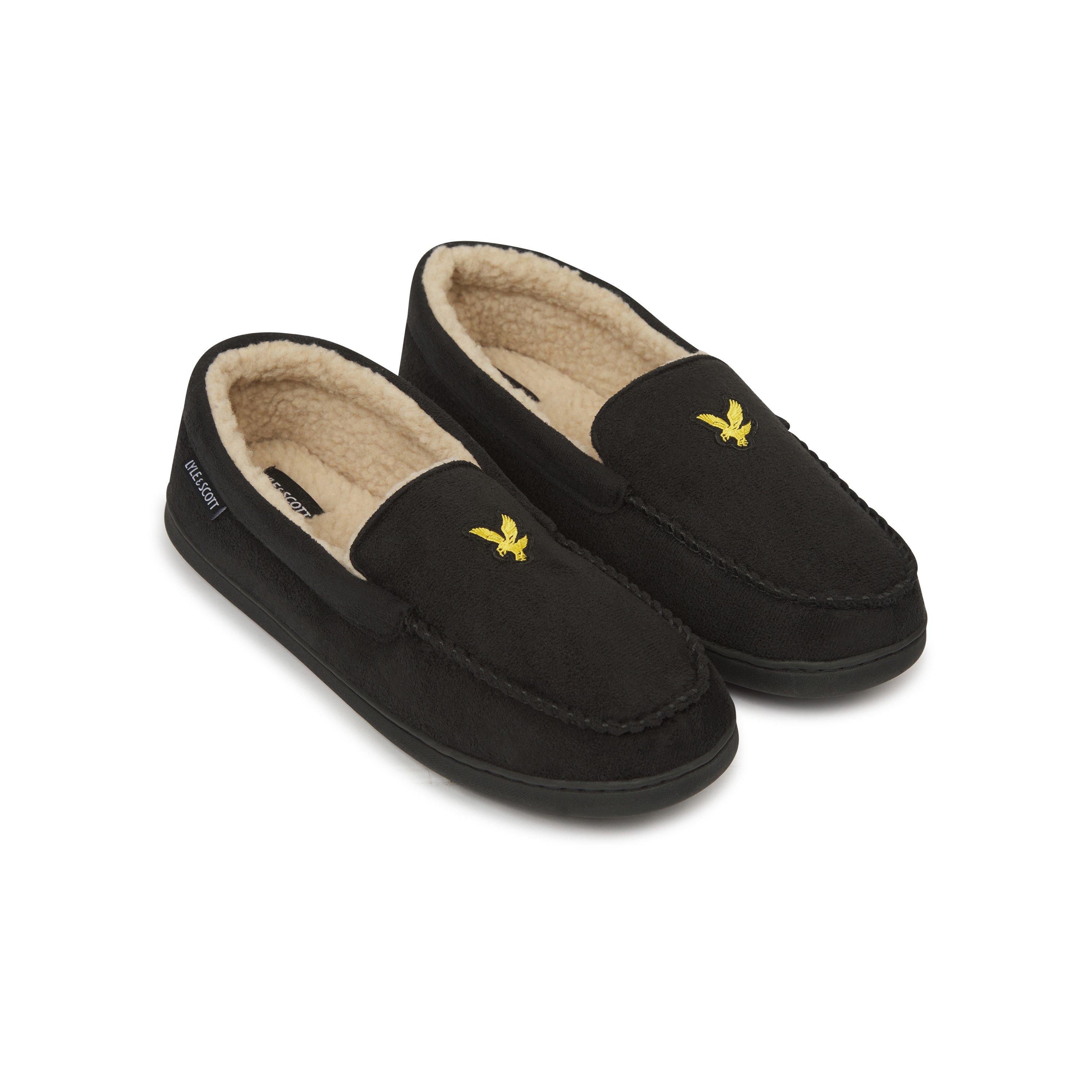 Lyle And Scott Men's Moccasin Slippers - Black - 9 (43)