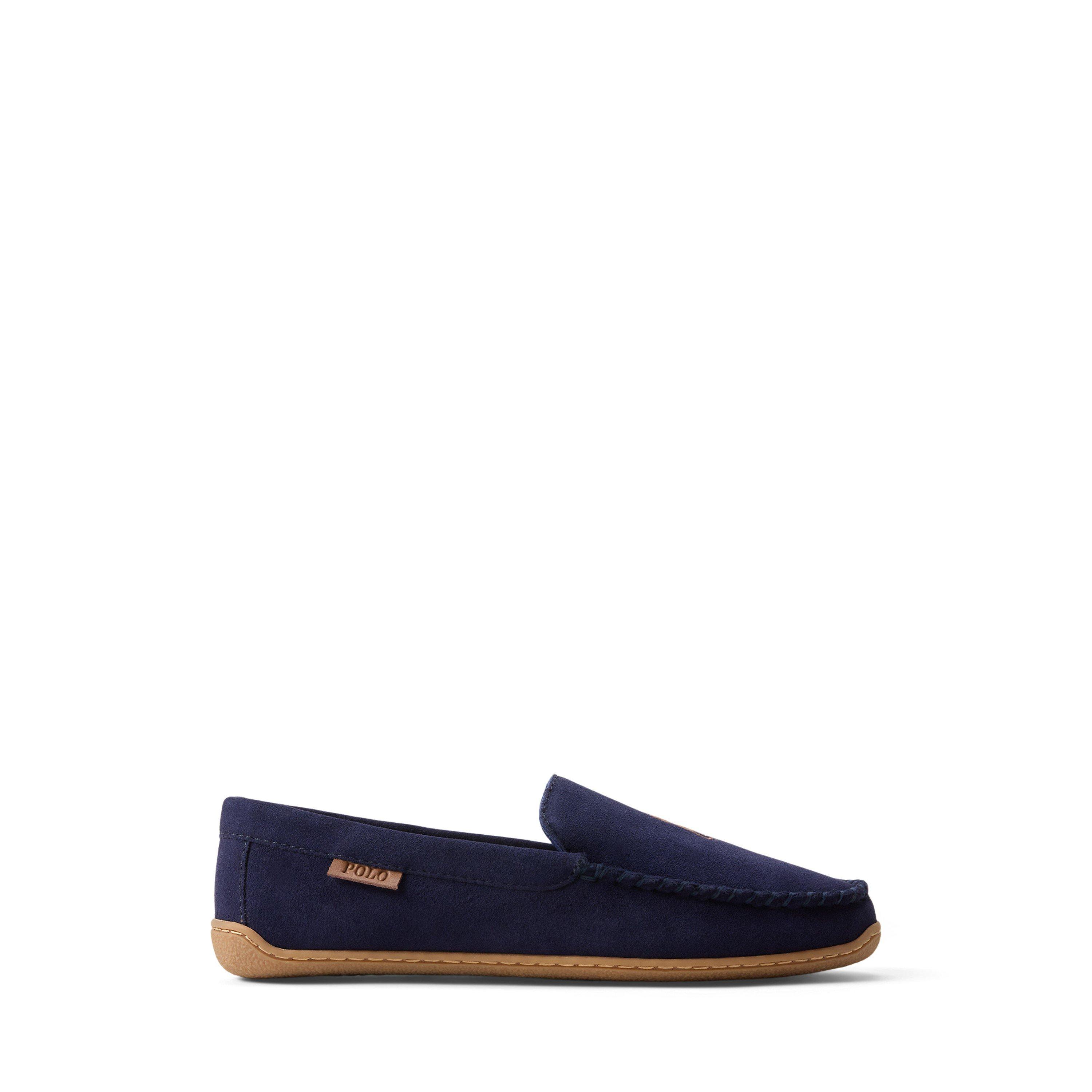 Navy/Red PP - Polo Ralph Lauren - Men's Brenan Moccasin Slippers - 1