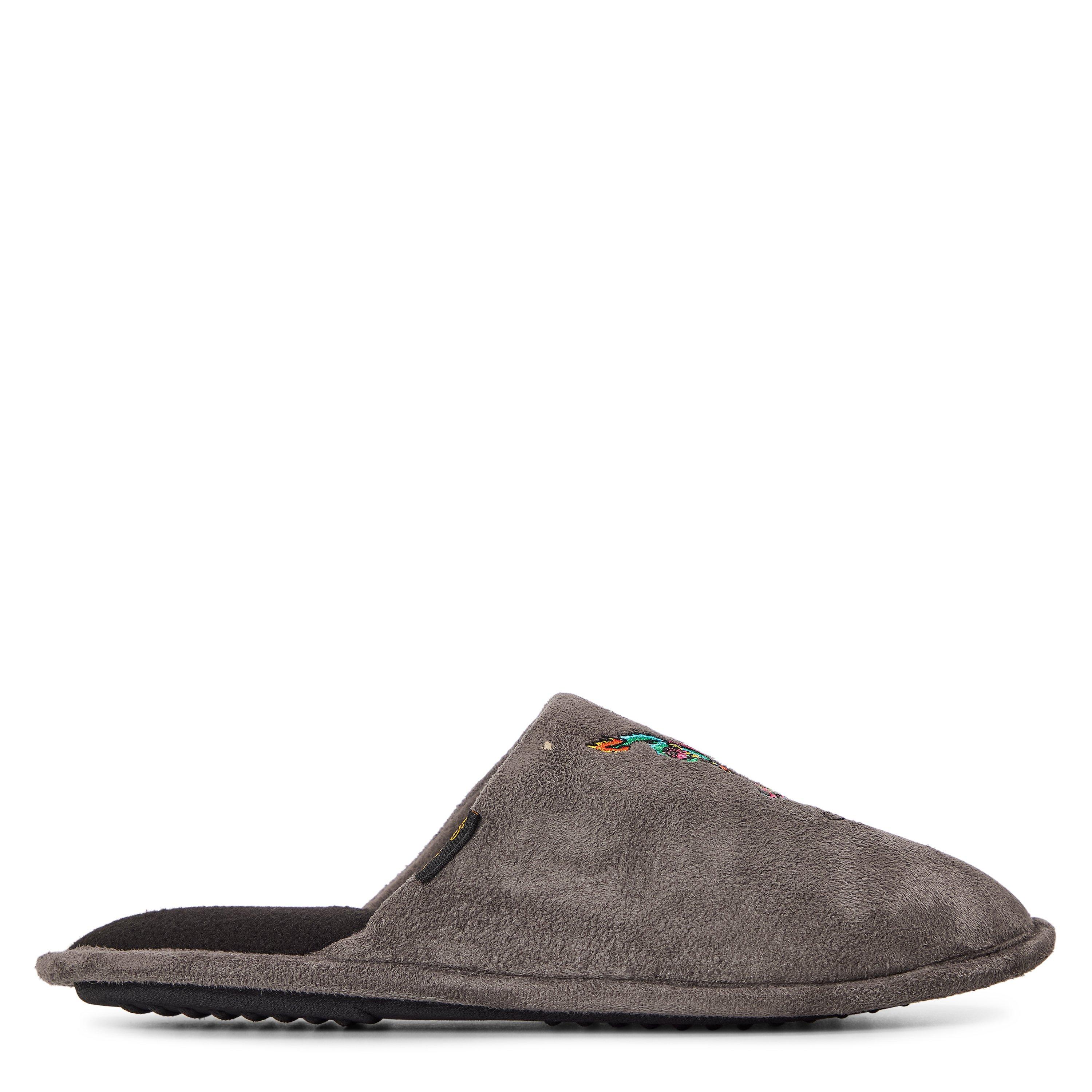 Ed Hardy Men's Mule Slippers In Grey