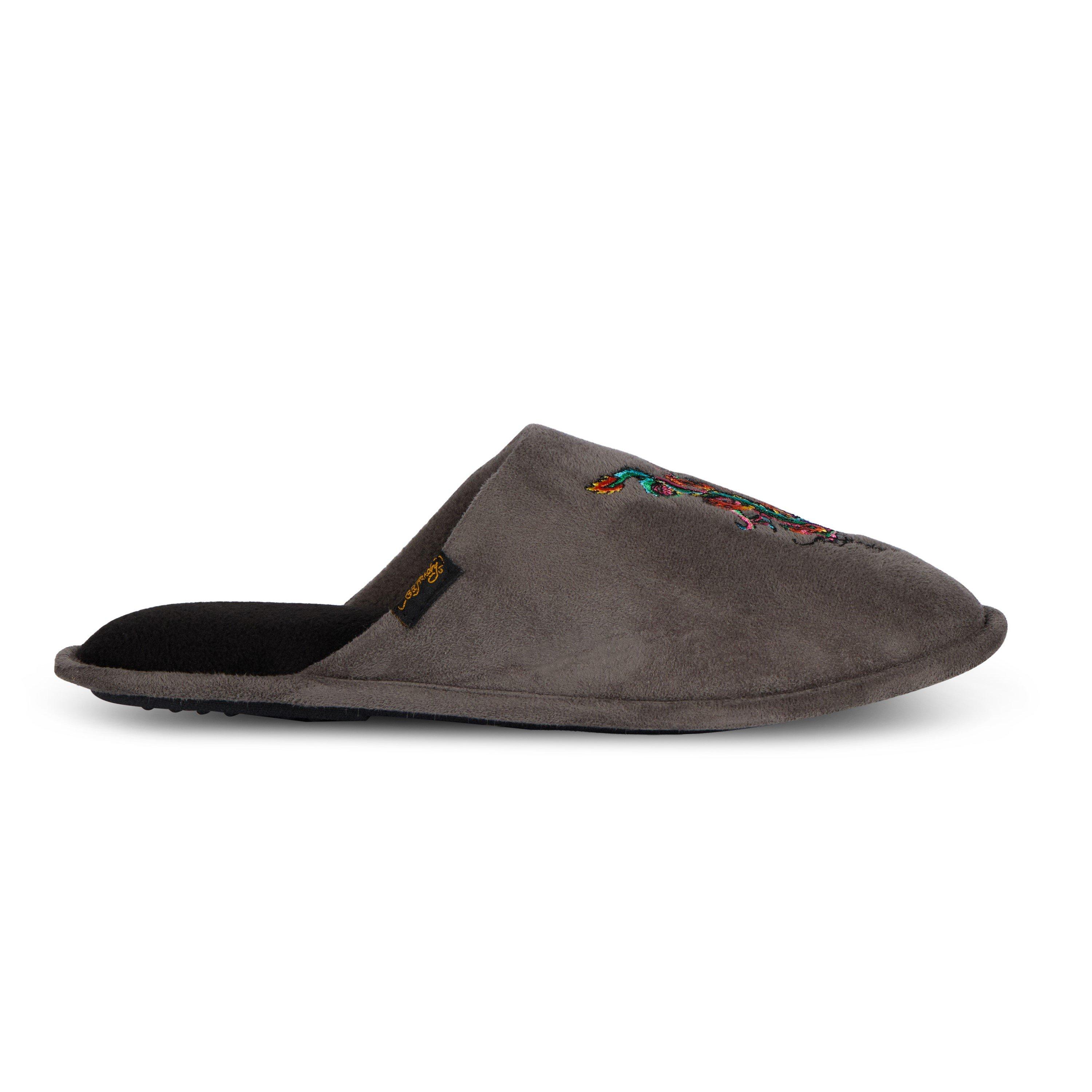 Grey - Ed Hardy - Men's Mule Slippers - 4