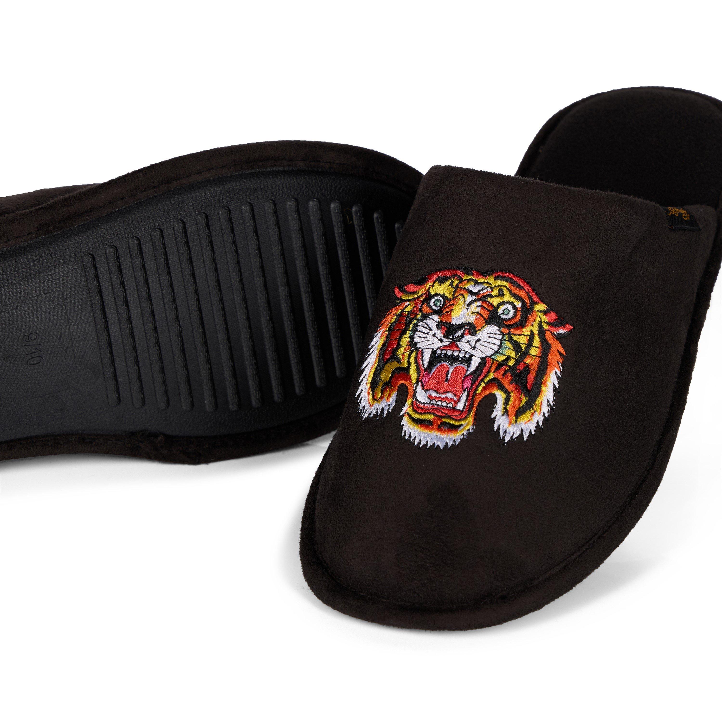 Black - Ed Hardy - Men's Mule Slippers - 3