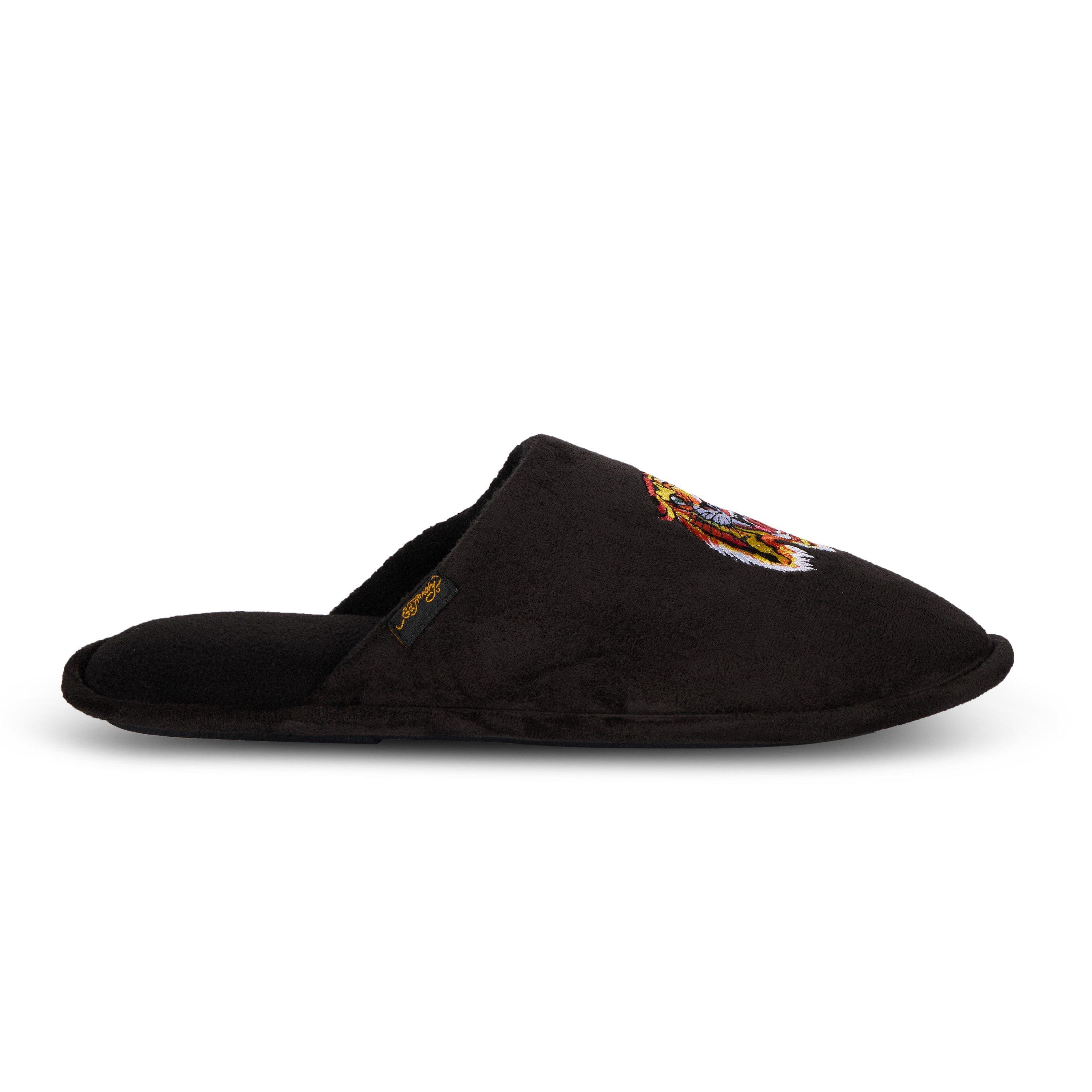 Black - Ed Hardy - Men's Mule Slippers - 4