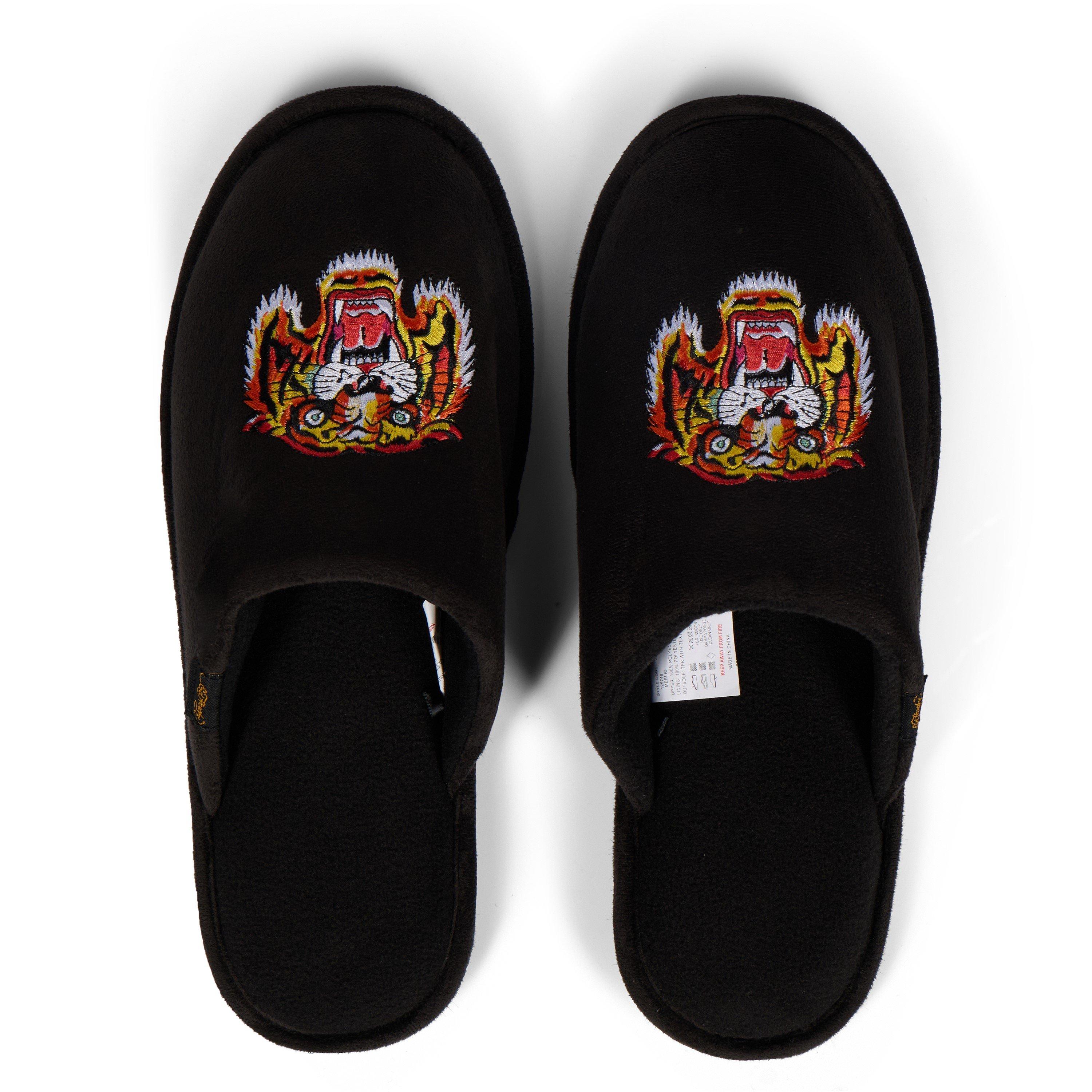 Black - Ed Hardy - Men's Mule Slippers - 6
