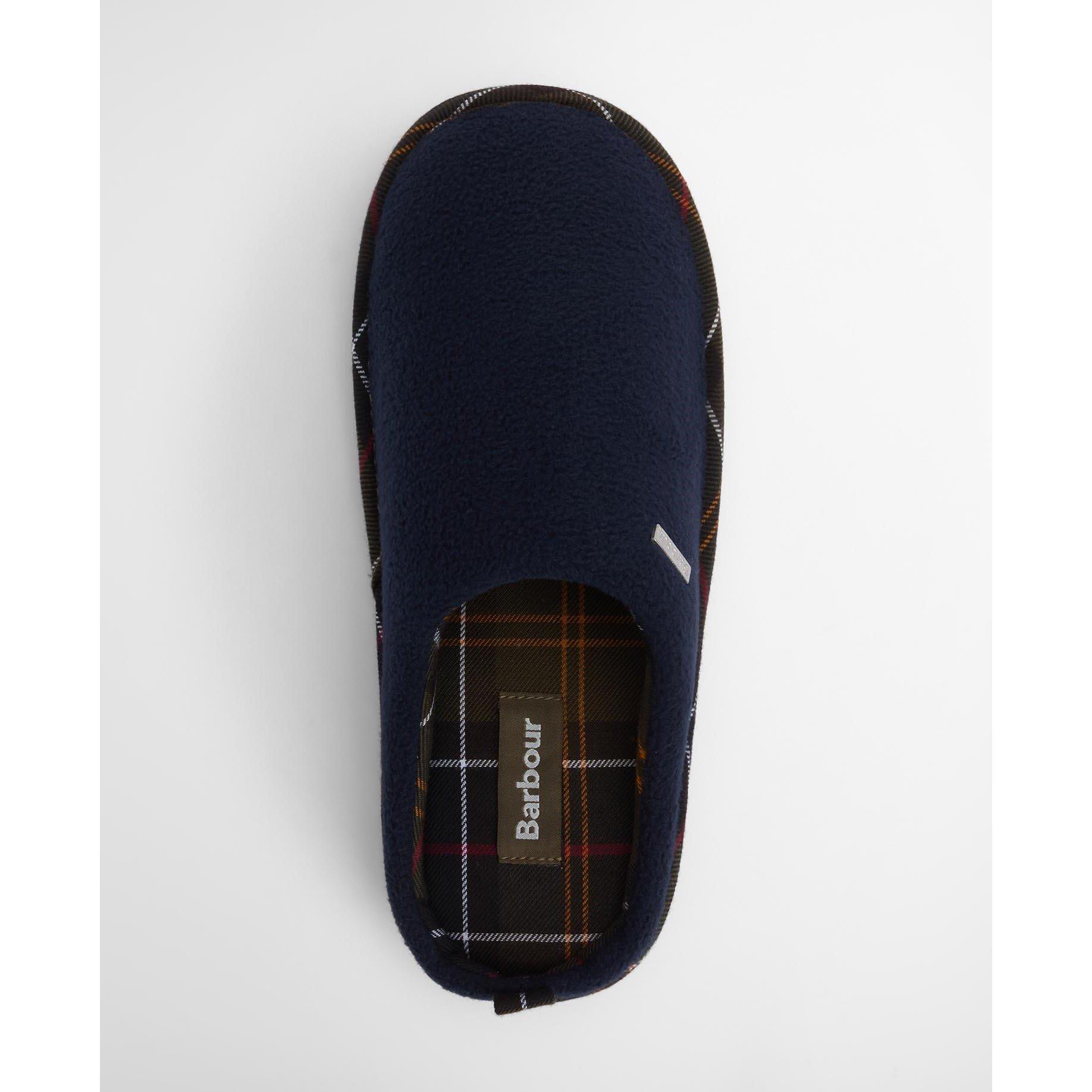 Navy - Barbour - Hexham Slippers - 5