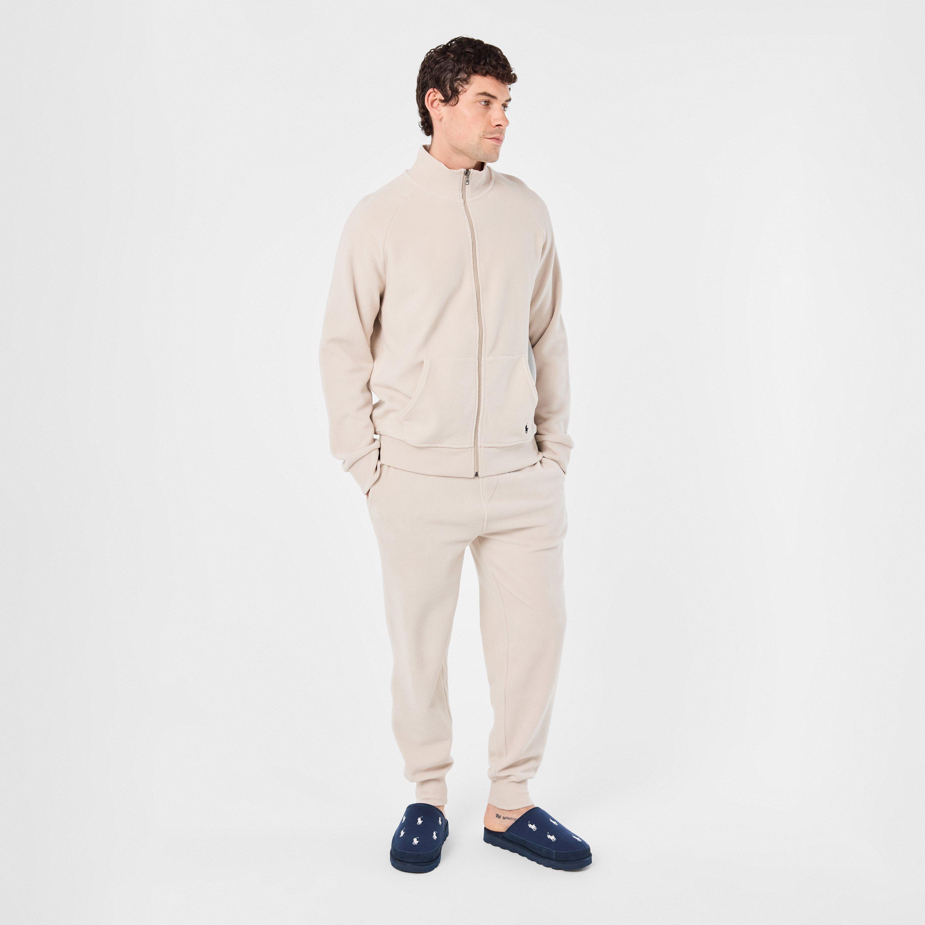 Navy/White PP - Polo Ralph Lauren - Men's All Over Print Mule Slippers - 6