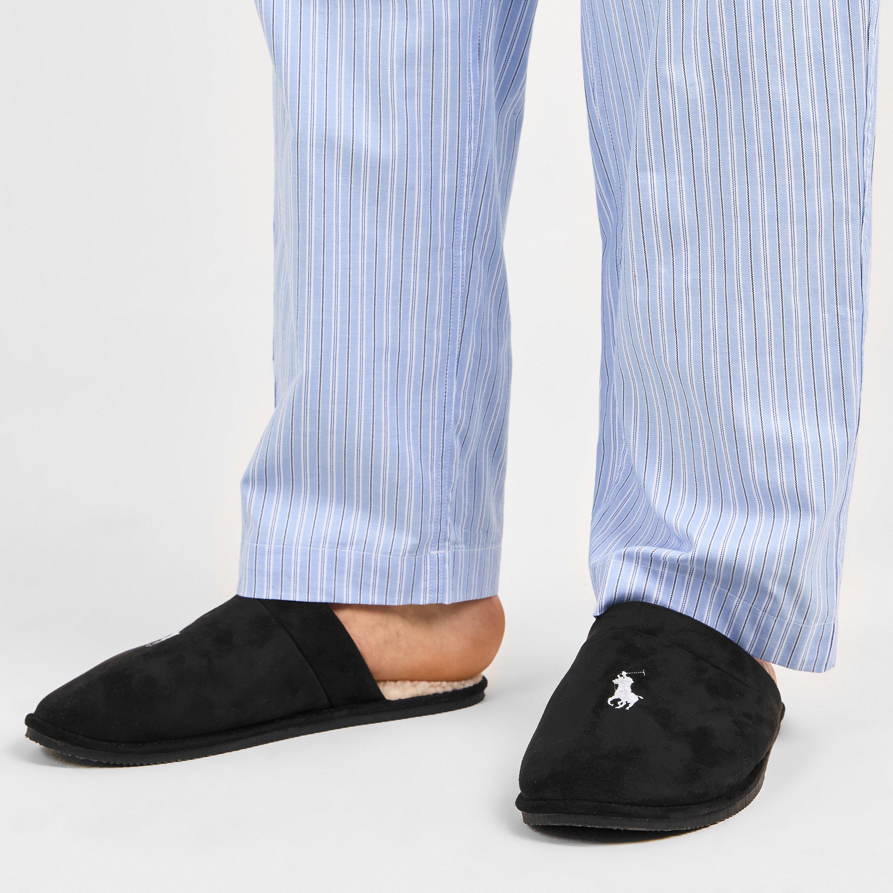 Black/Cream PP - Polo Ralph Lauren - Men's Klarence Mule Slippers - 3