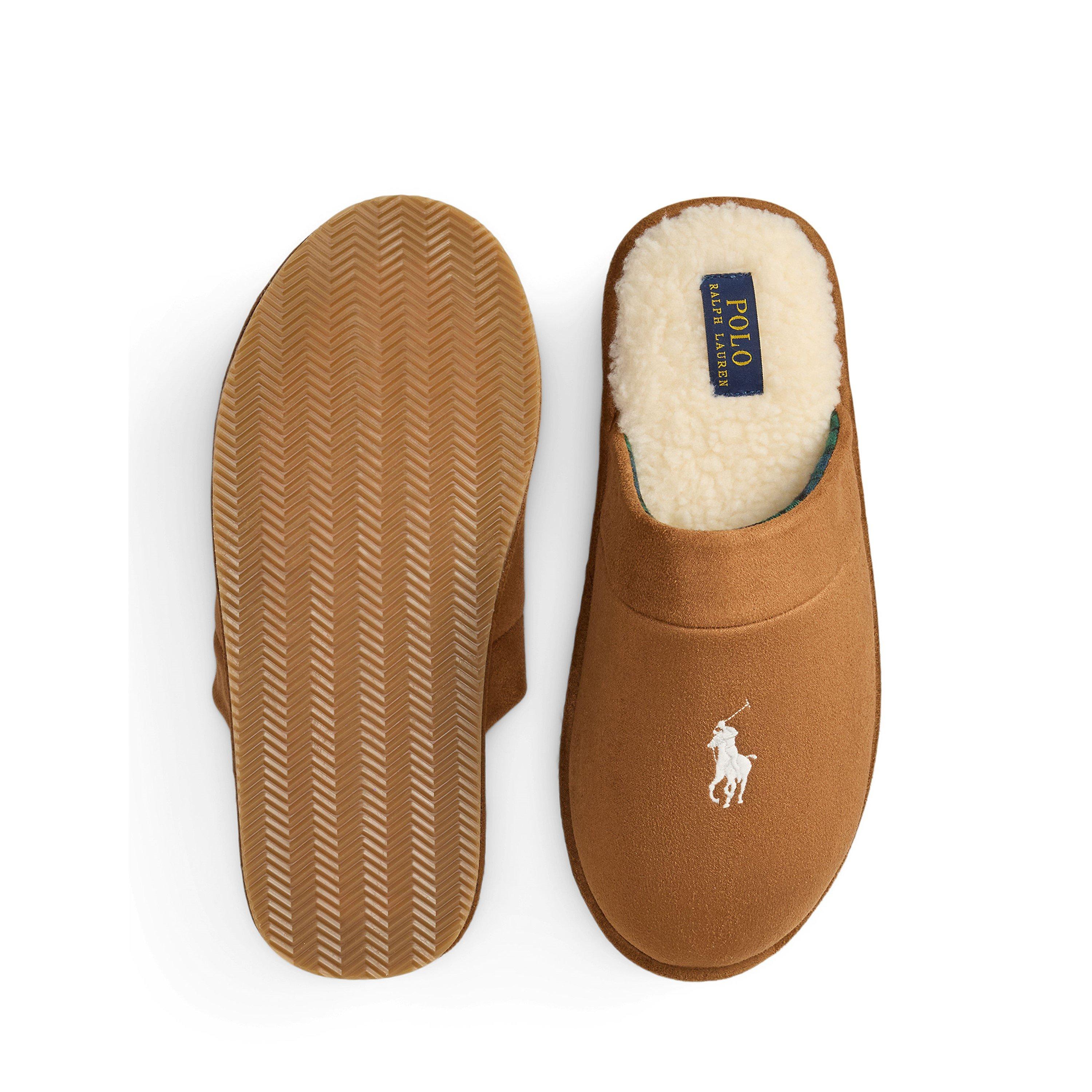 Snff/Blk/Crm - Polo Ralph Lauren - Men's Klarence Mule Slippers - 4