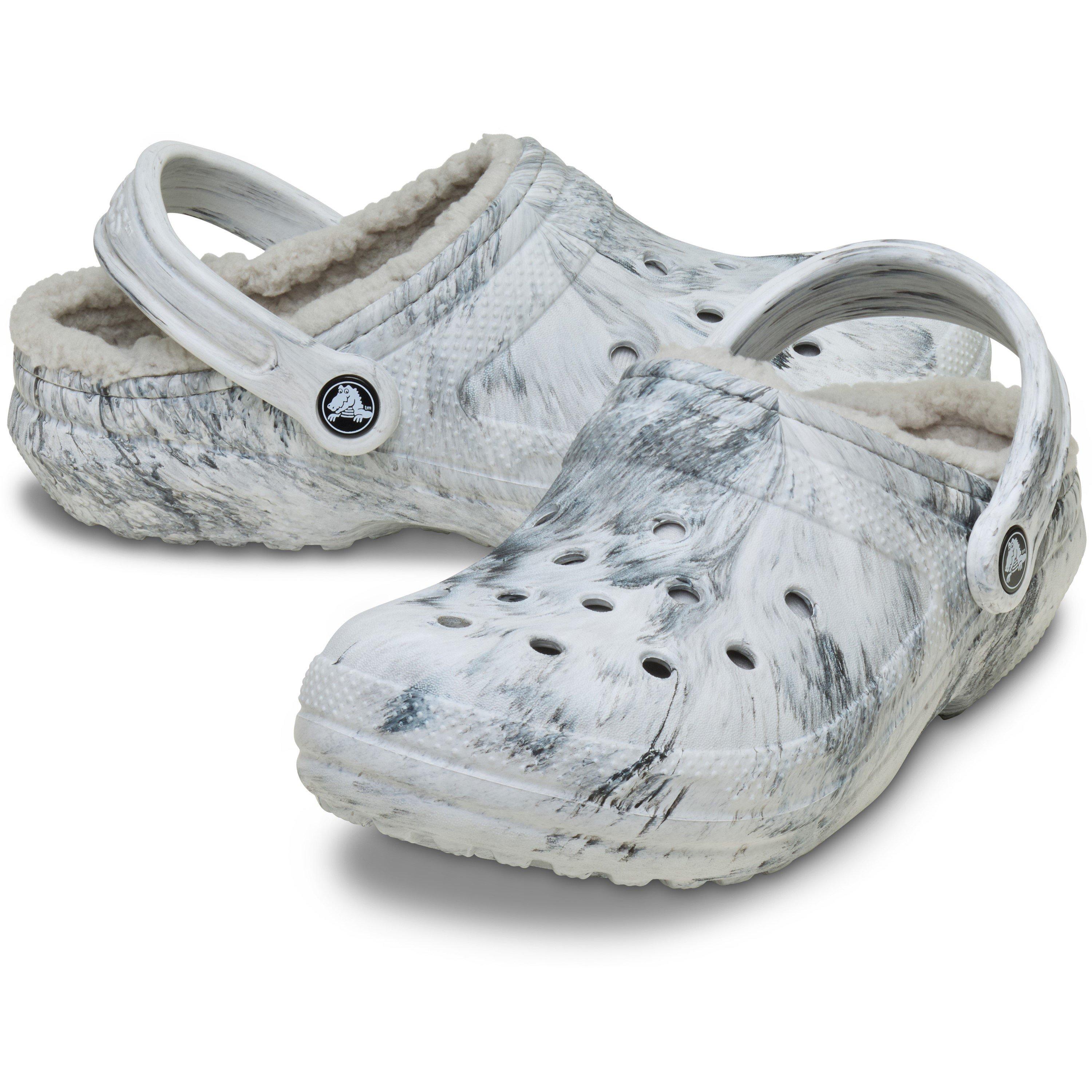Grey Swirl - Crocs - Men's Classic Lined Mule Slippers - 2