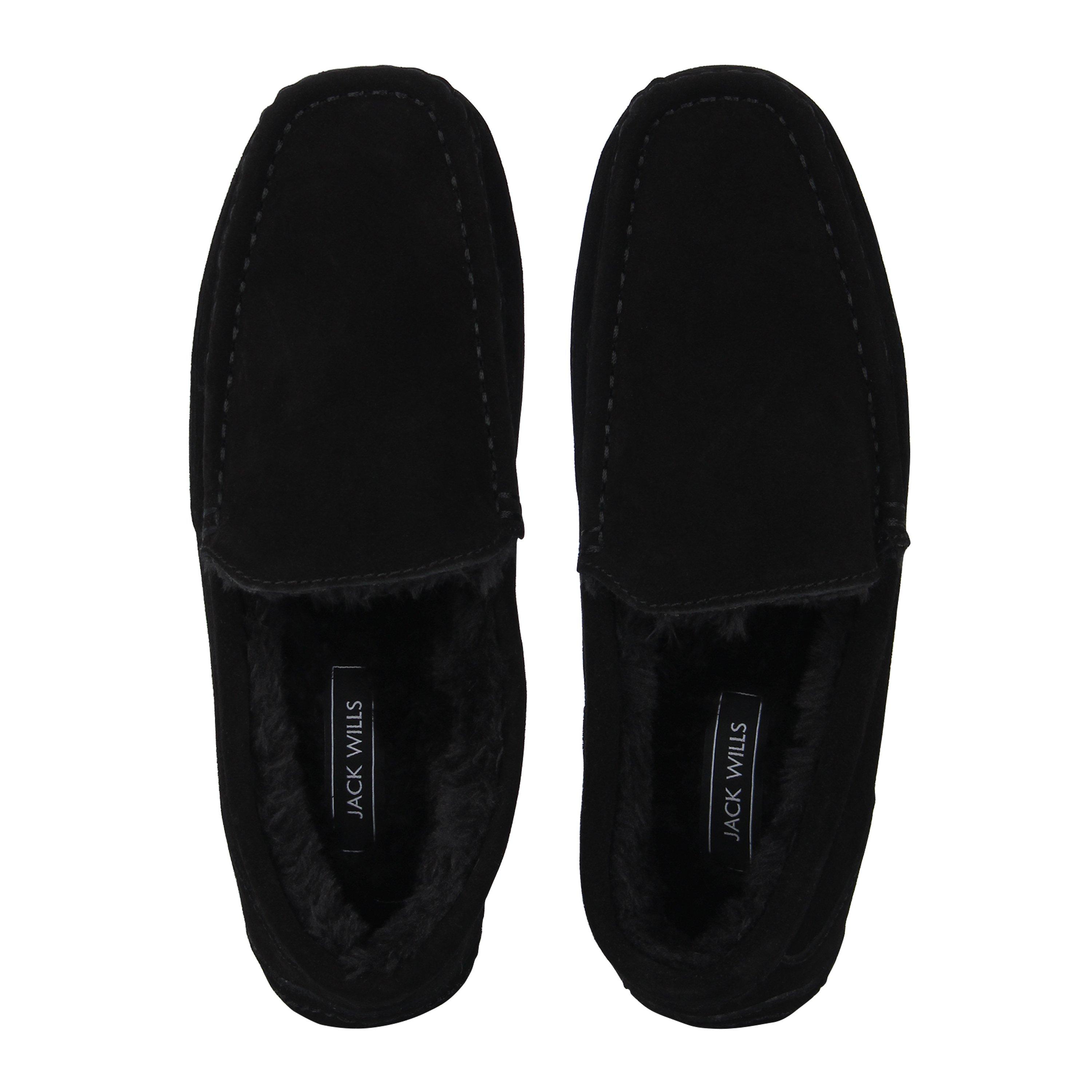 Black - Jack Wills - Moccasin Slippers - 6