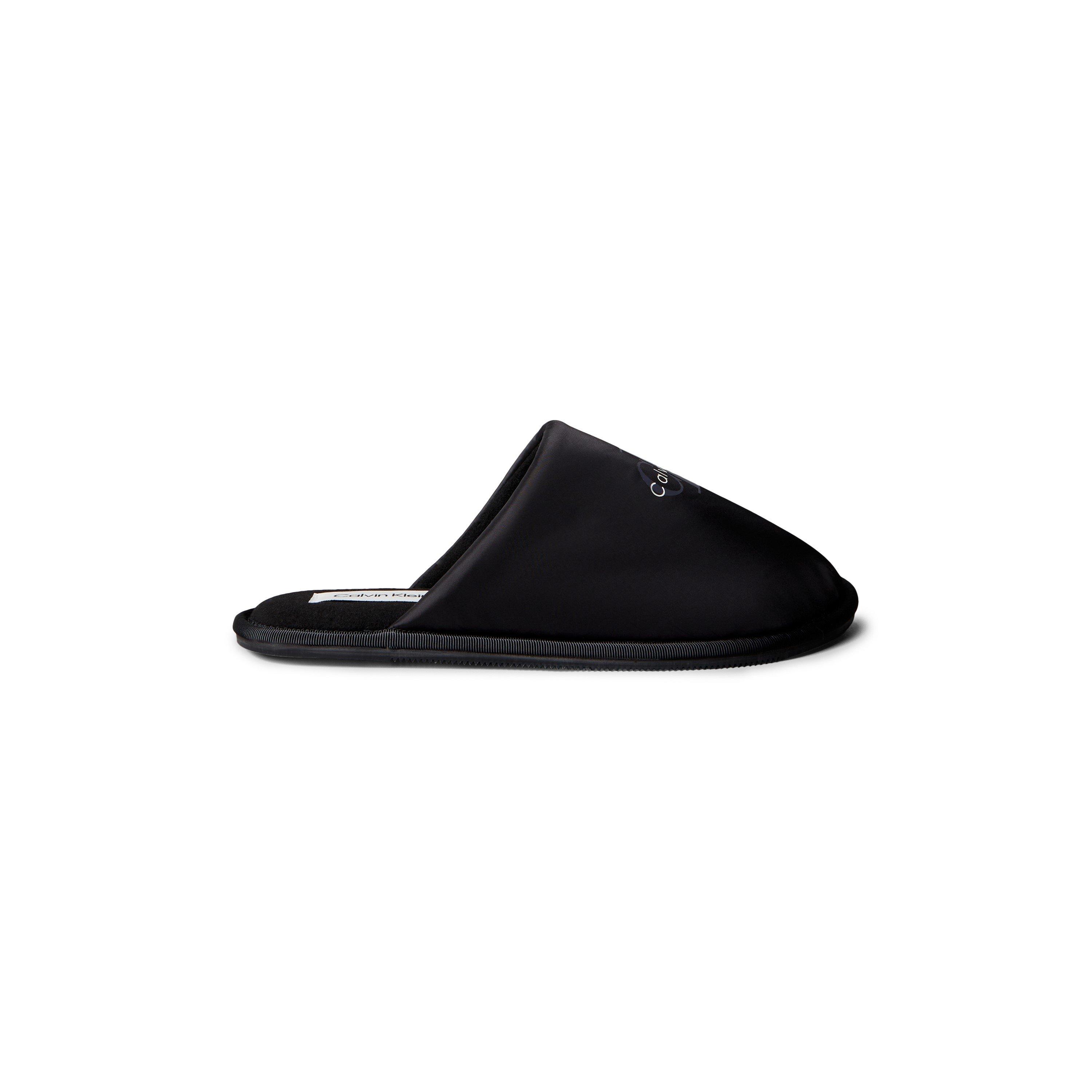 Calvin Klein Men's Ck Mono Mule Slippers - Triple Black - 9 (43)