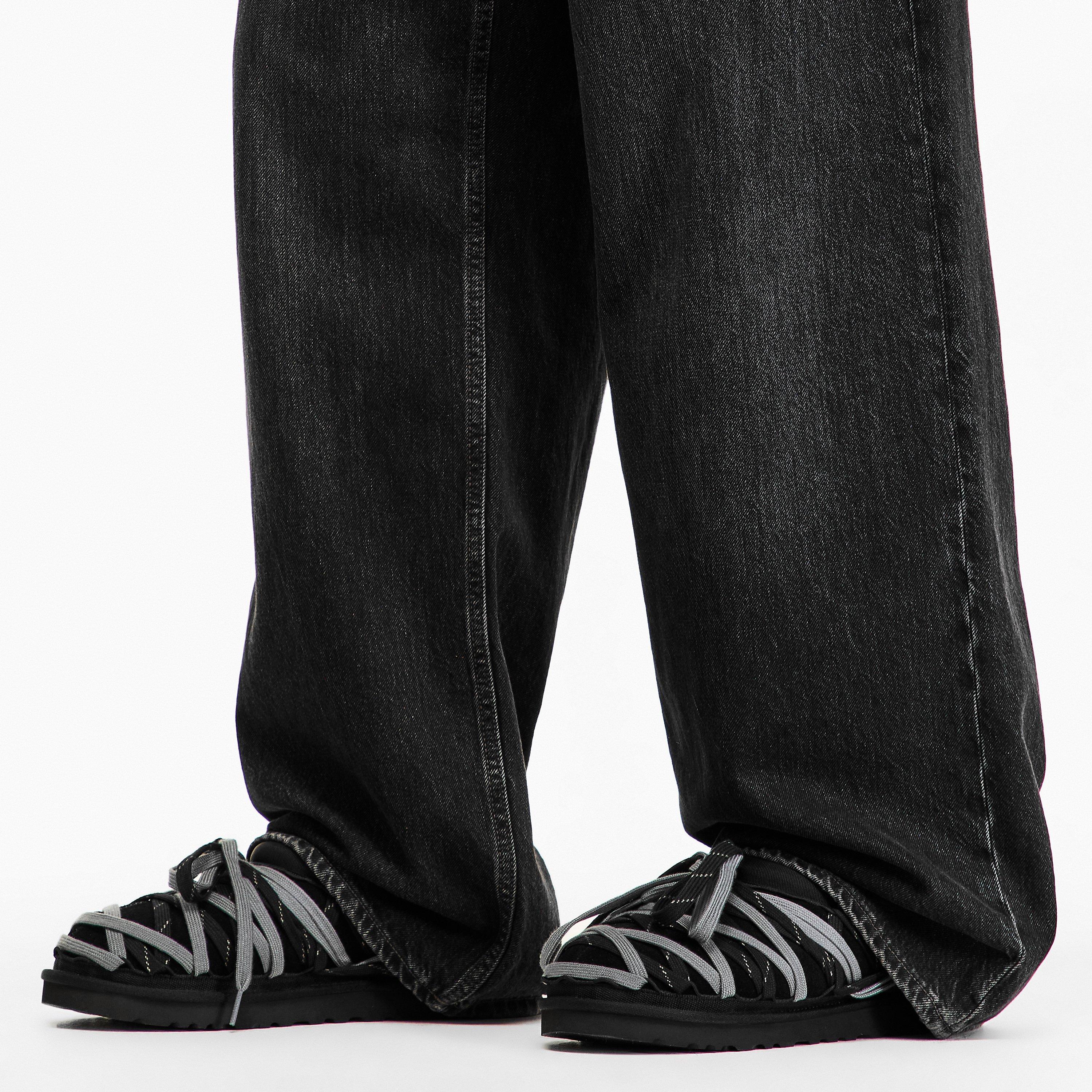 Black - Ugg - Men's Tasman Lace Mule Slippers - 3