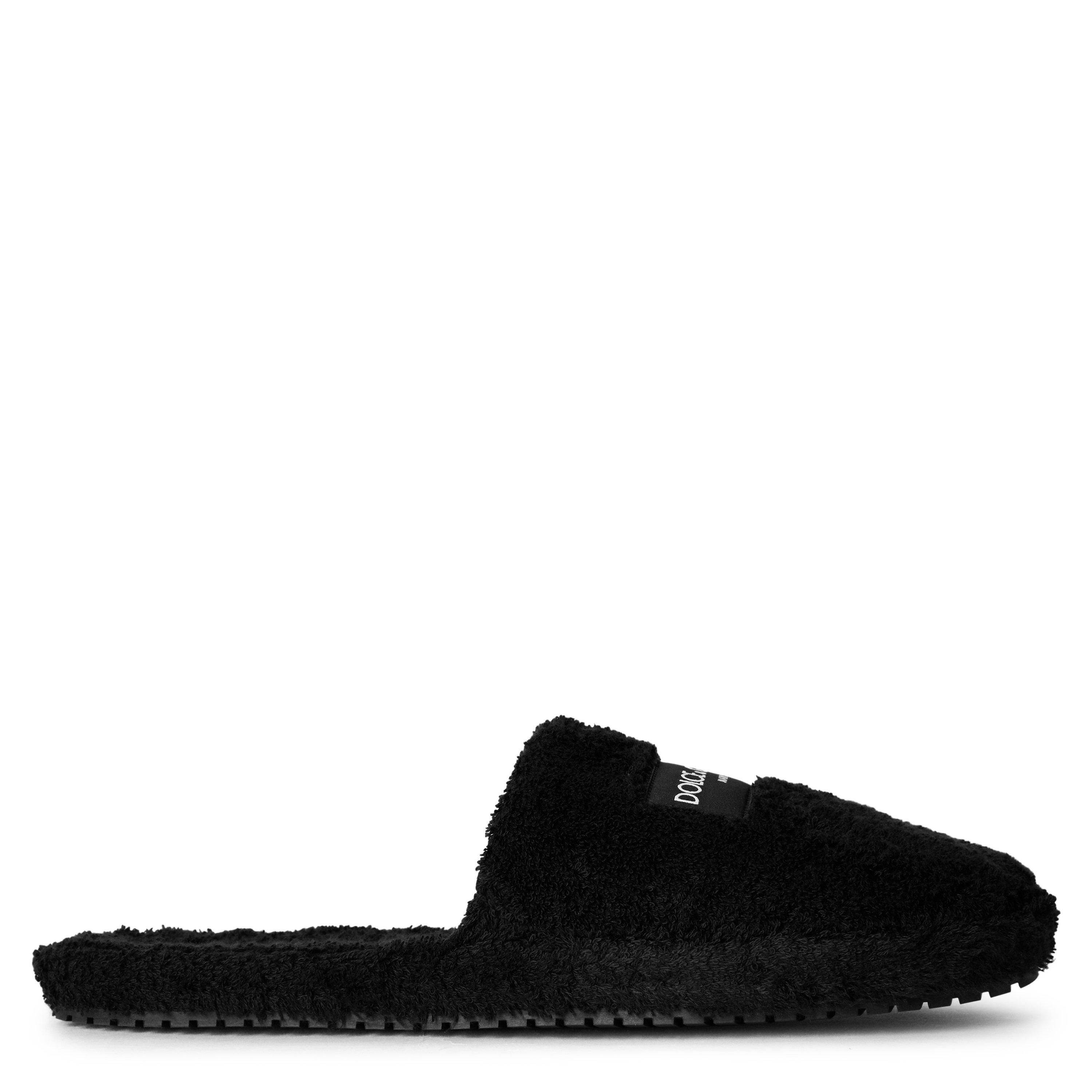 Dolce and Gabbana Men's Mule Slippers - Black/Black - Size 8 (42)