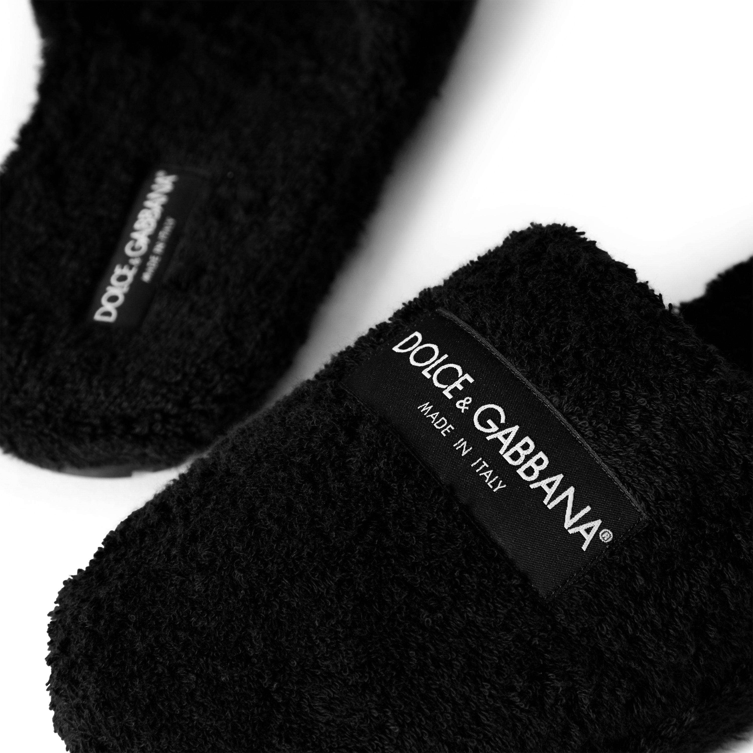 Black/Black - Dolce and Gabbana - Men's Mule Slippers - 3