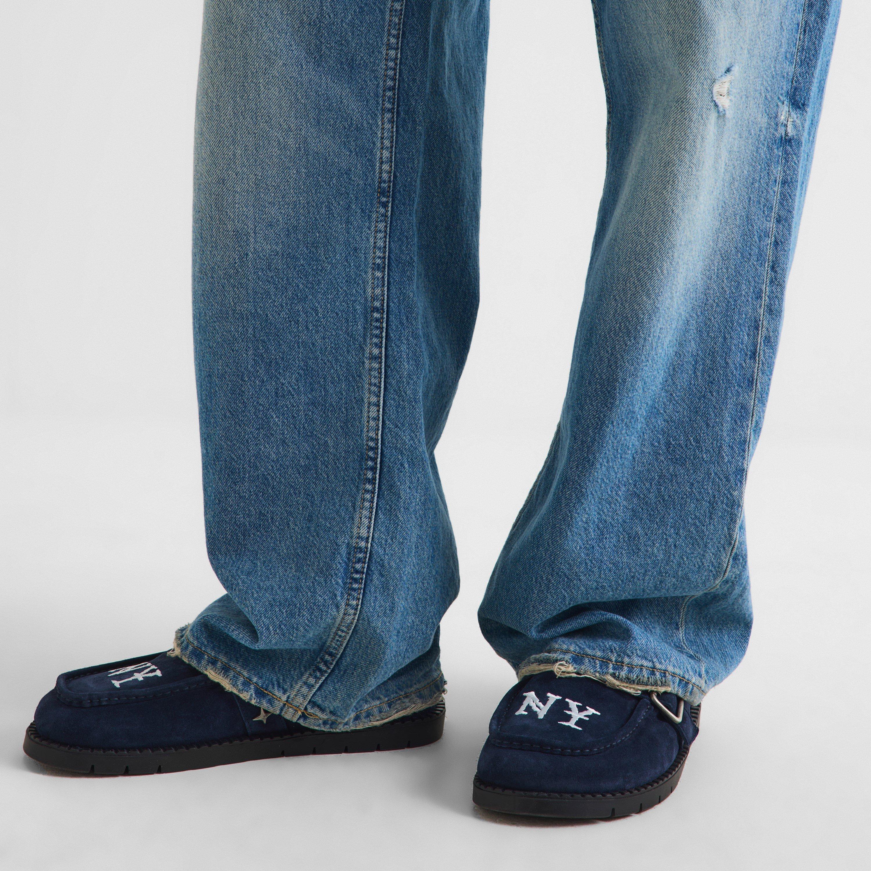 Navy - Duke and Dexter - Men's Mule Slippers - 3