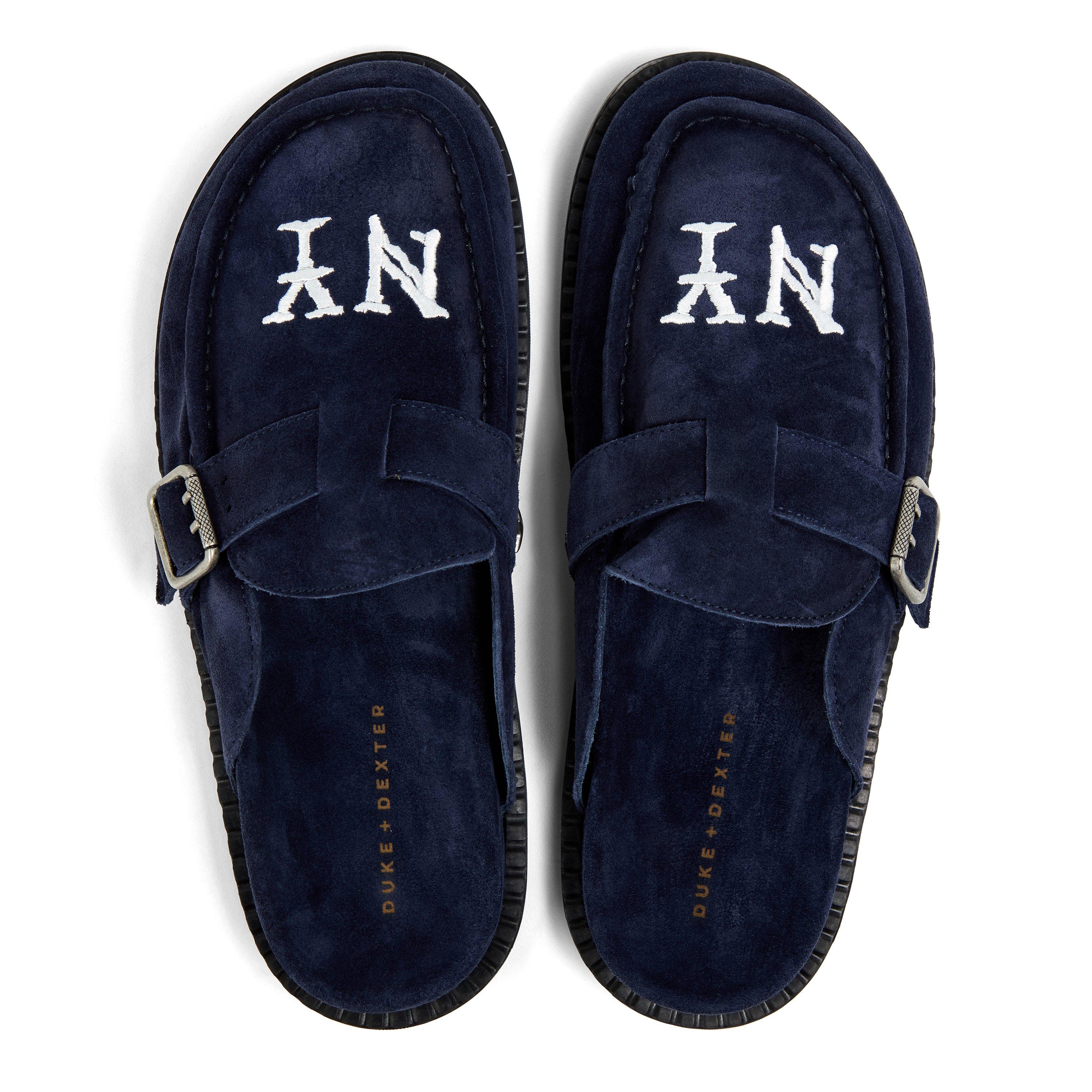 Navy - Duke and Dexter - Men's Mule Slippers - 5