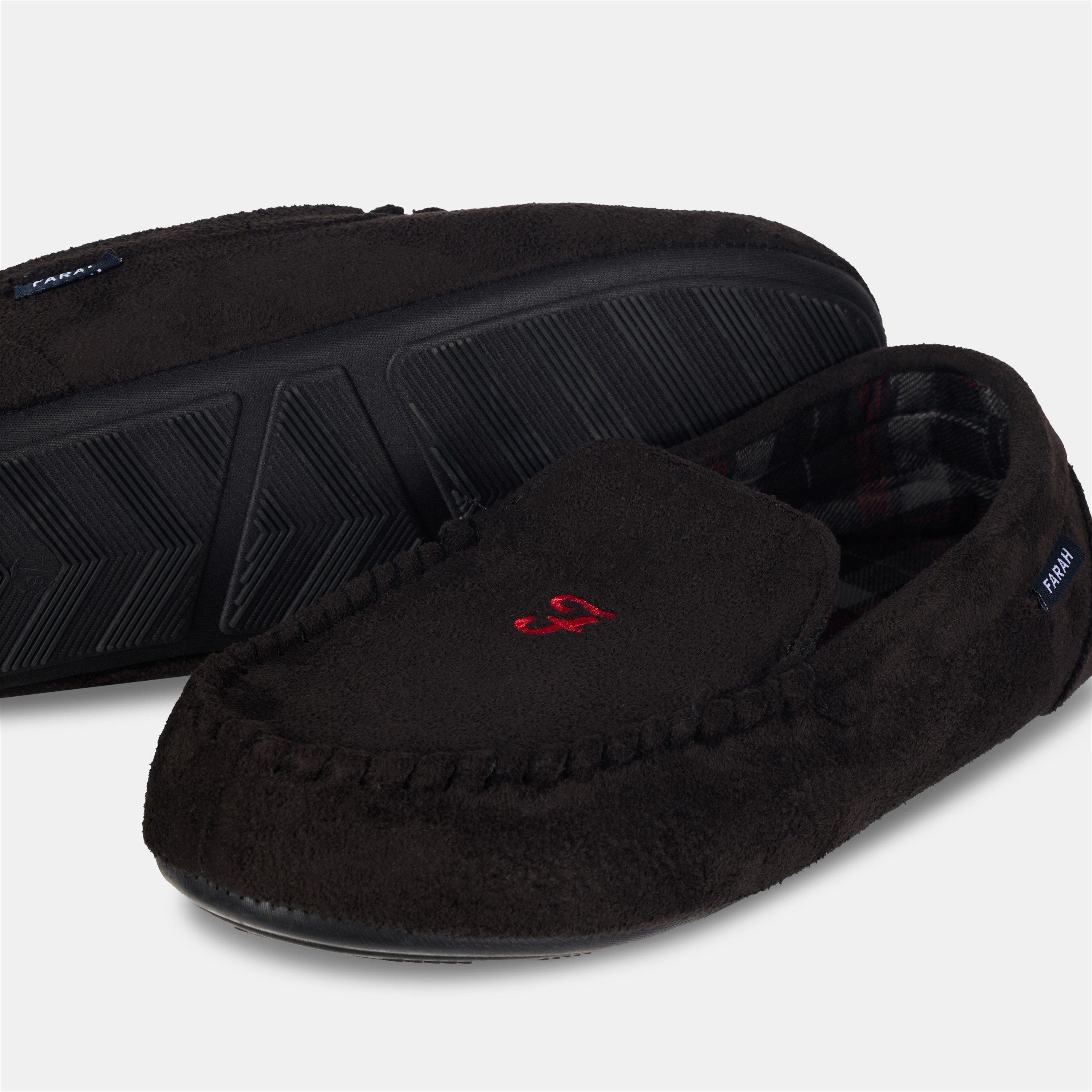 Black - Farah - Nicken Slippers Sn99 - 3