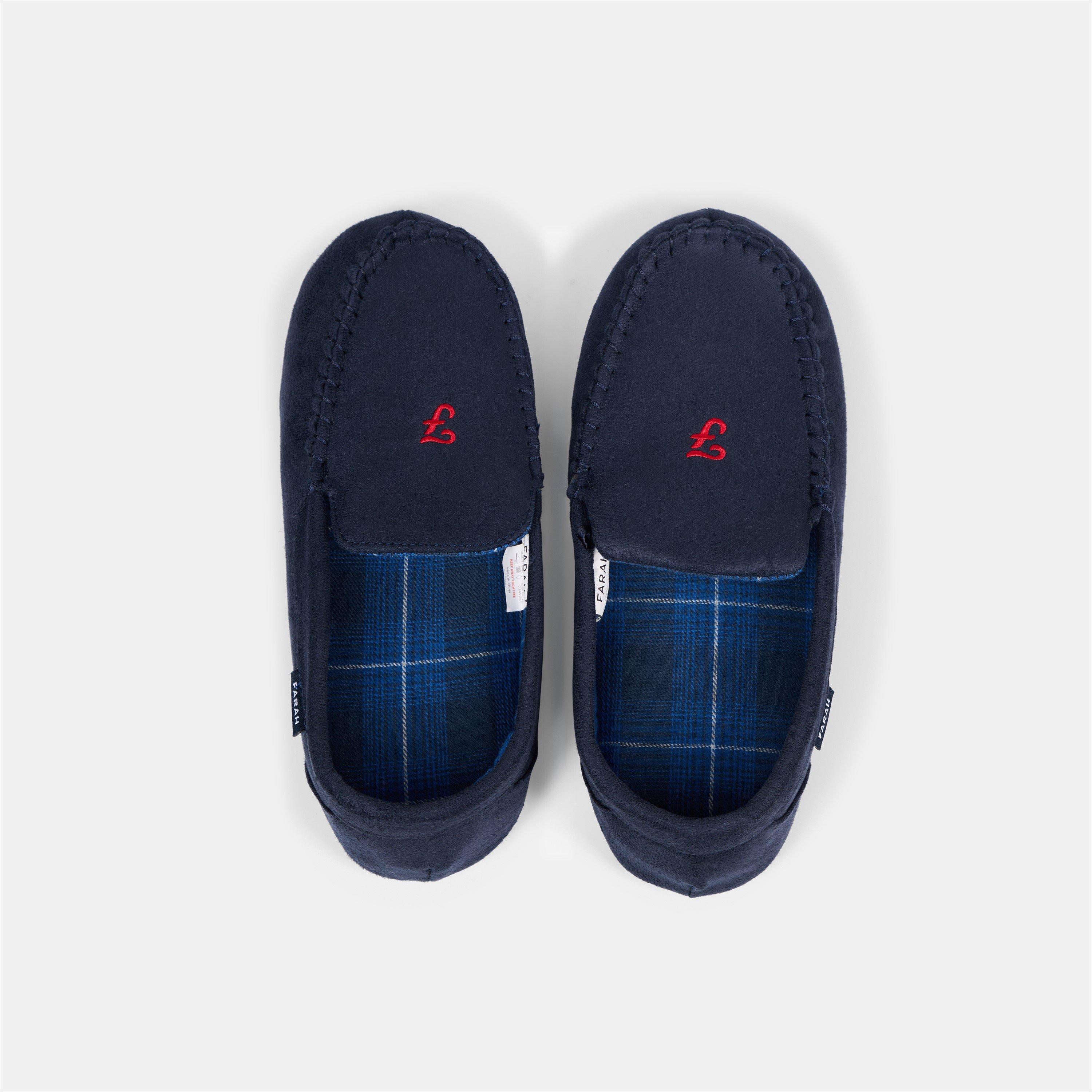 Farah Men's Nicken Slippers - Navy - 9-10