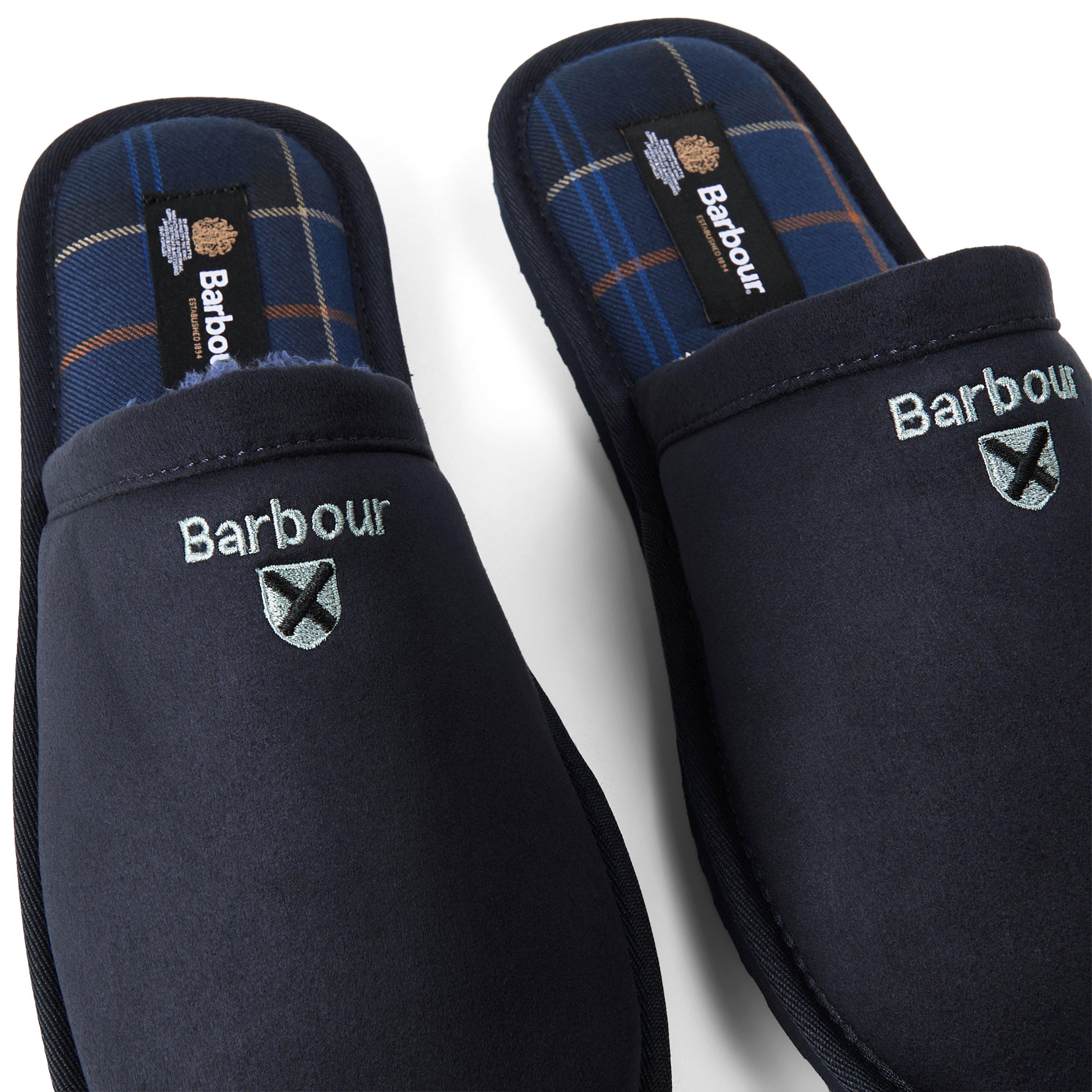 Navy - Barbour - Barbour Everitt Mule Slippers - 4