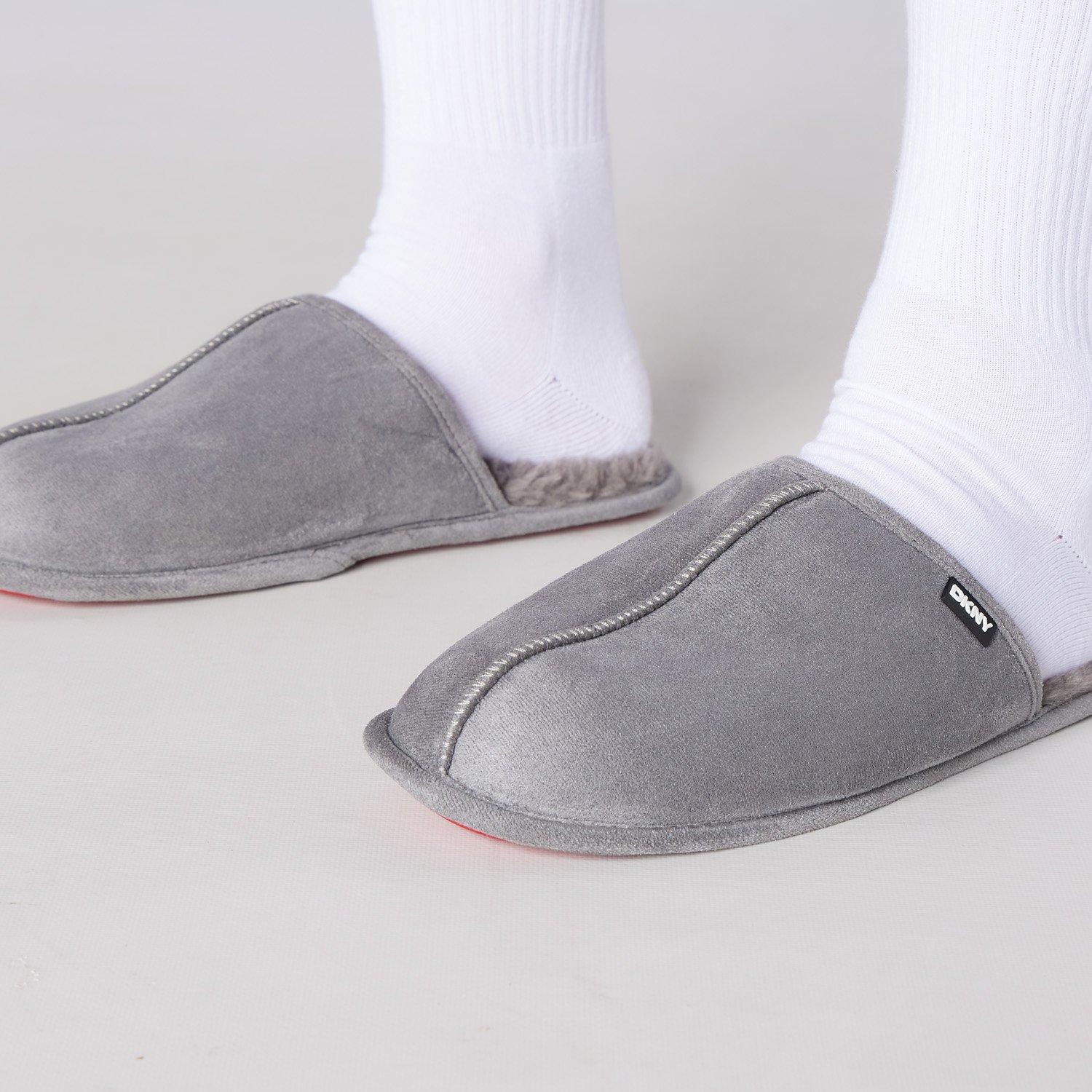 Grey/Spotlight - DKNY - Mens Slippers Castor - 6