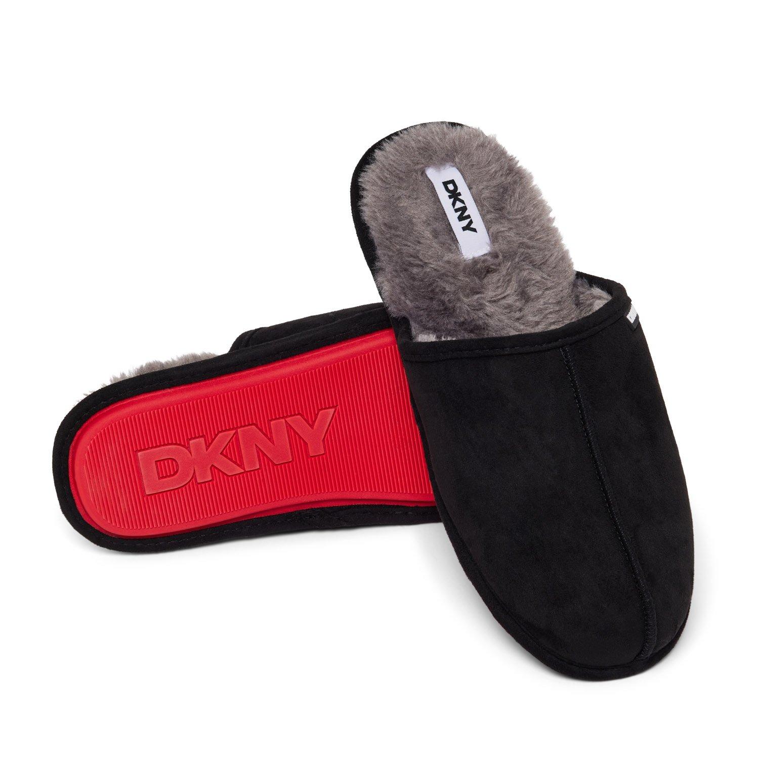 Schwarz/Grau - DKNY - Mens Slippers Castor - 4